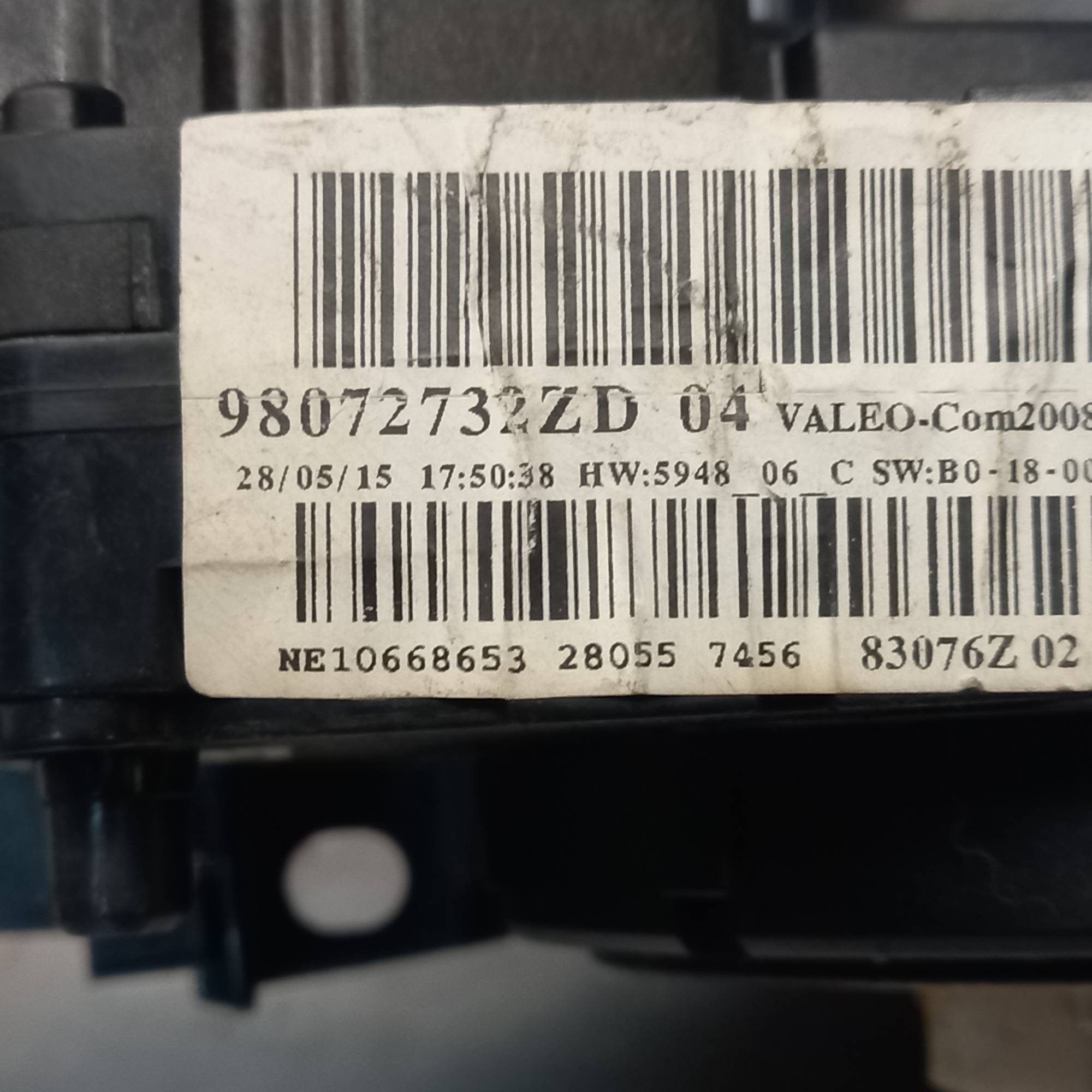 Підрульовий перемикач комбінований Peugeot 308 98072732zd