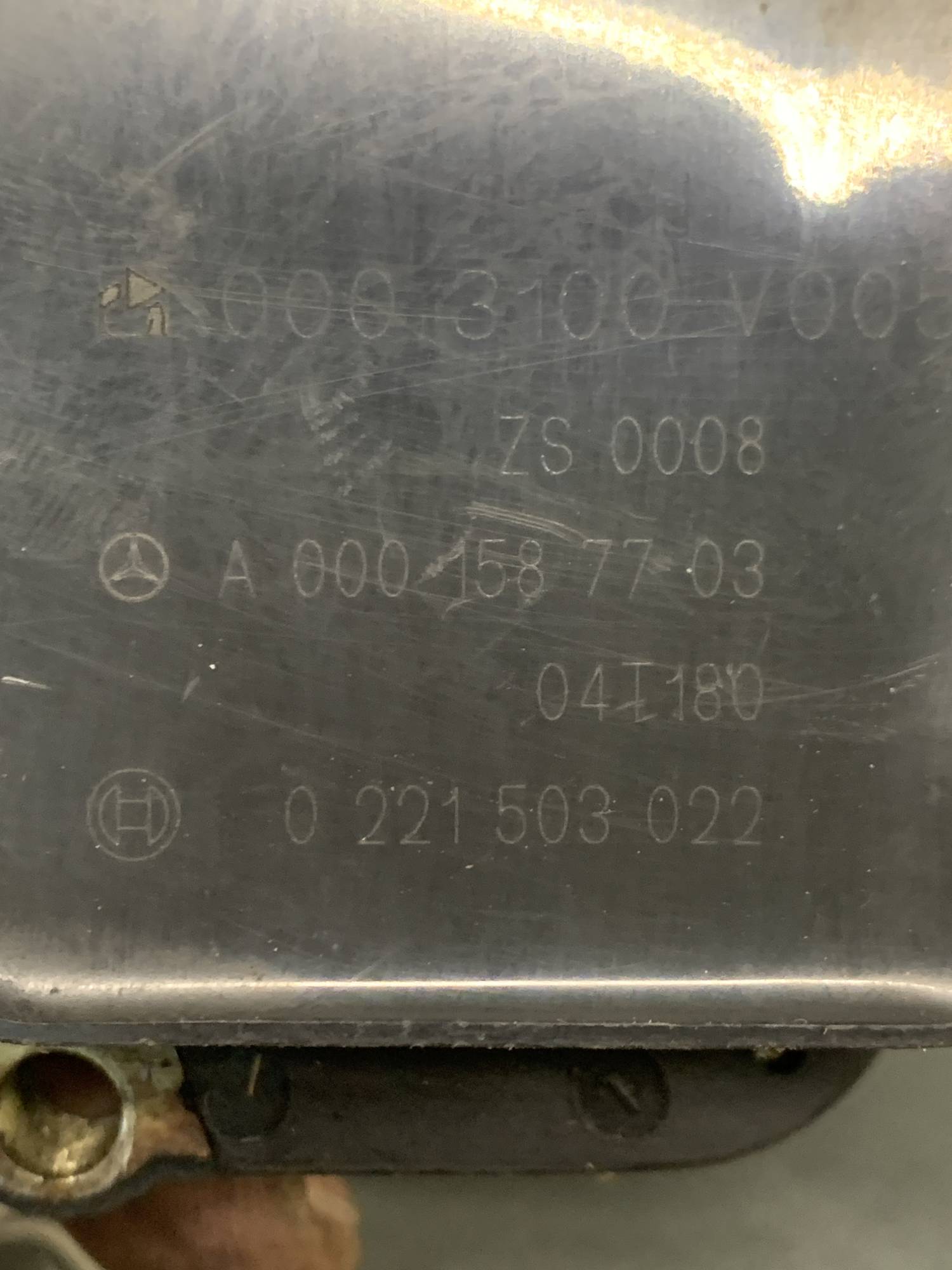 a0001587703 Котушка запалювання Mercedes Smart 2001-2004