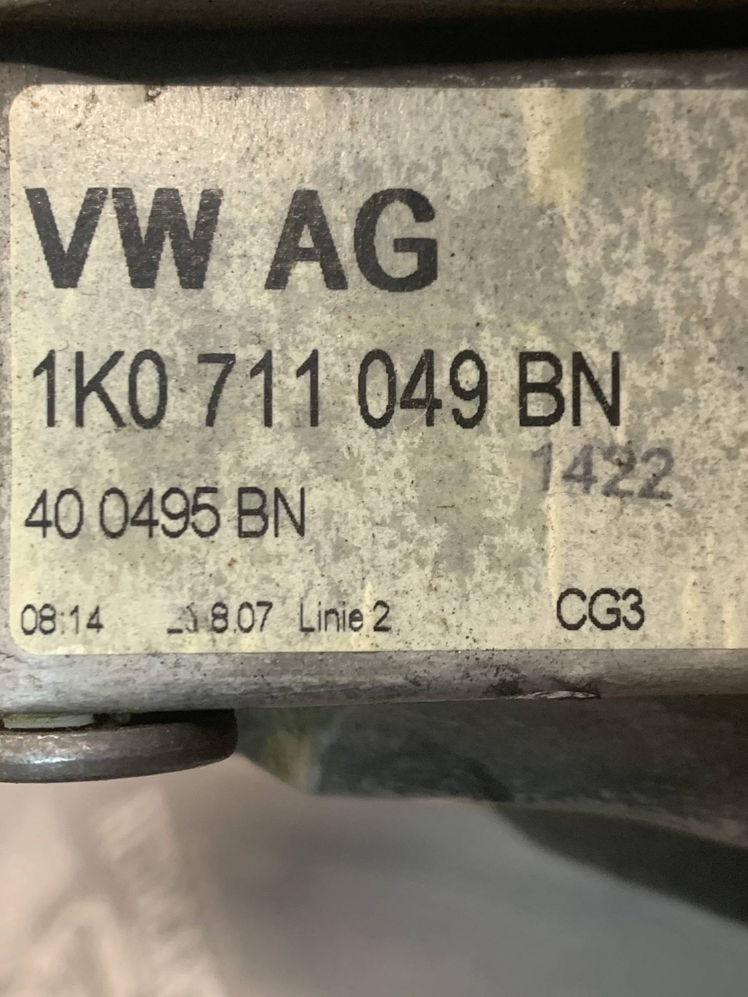 Механізм перемикання передач (куліса, селектор) vw golf v, jetta v, golf plus 1.9 tdi 1k0711049bn