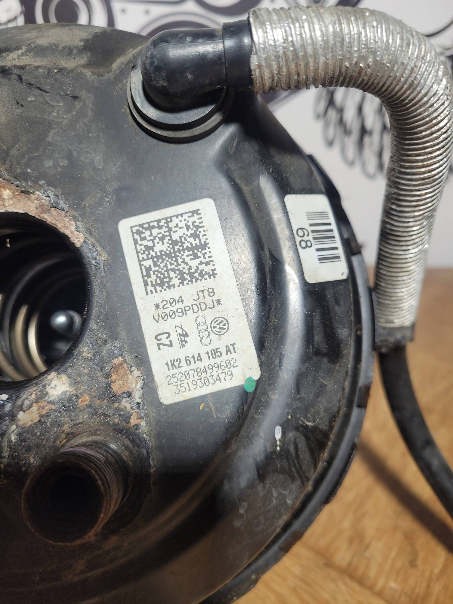 1k2614105at Skoda Octavia A5 1.6TDI 1K2614105 вакумни1 підсилювач
