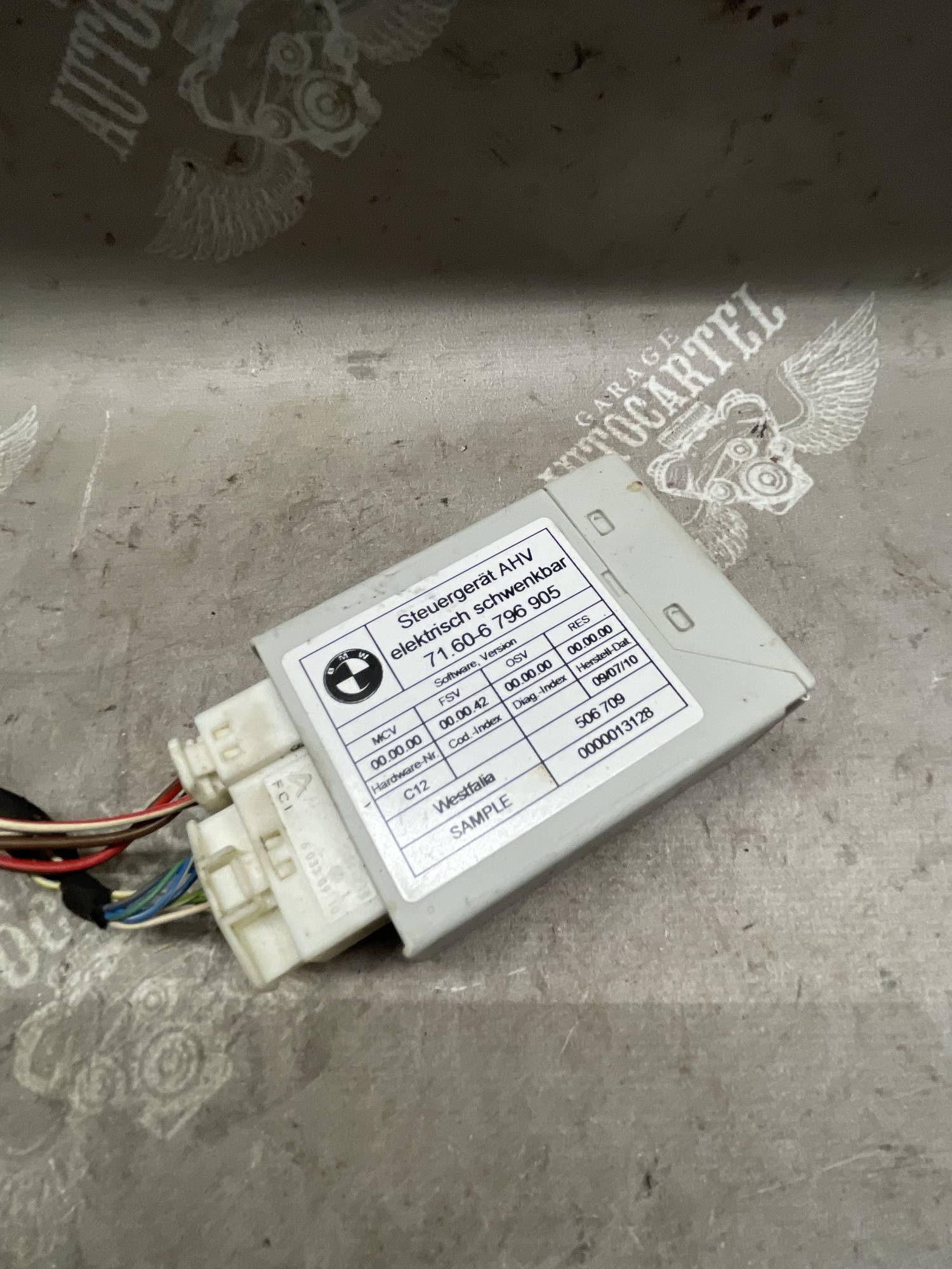 Блок керування фаркопу BMW 5 F10 71606796905