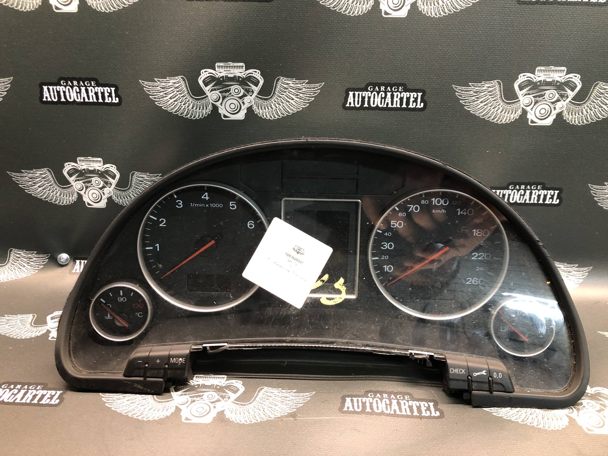 0263626021 Приладова панель приладів щиток Audi A4 B6 2.0 8E0920900H, 0263626021, 8E0920900HX
