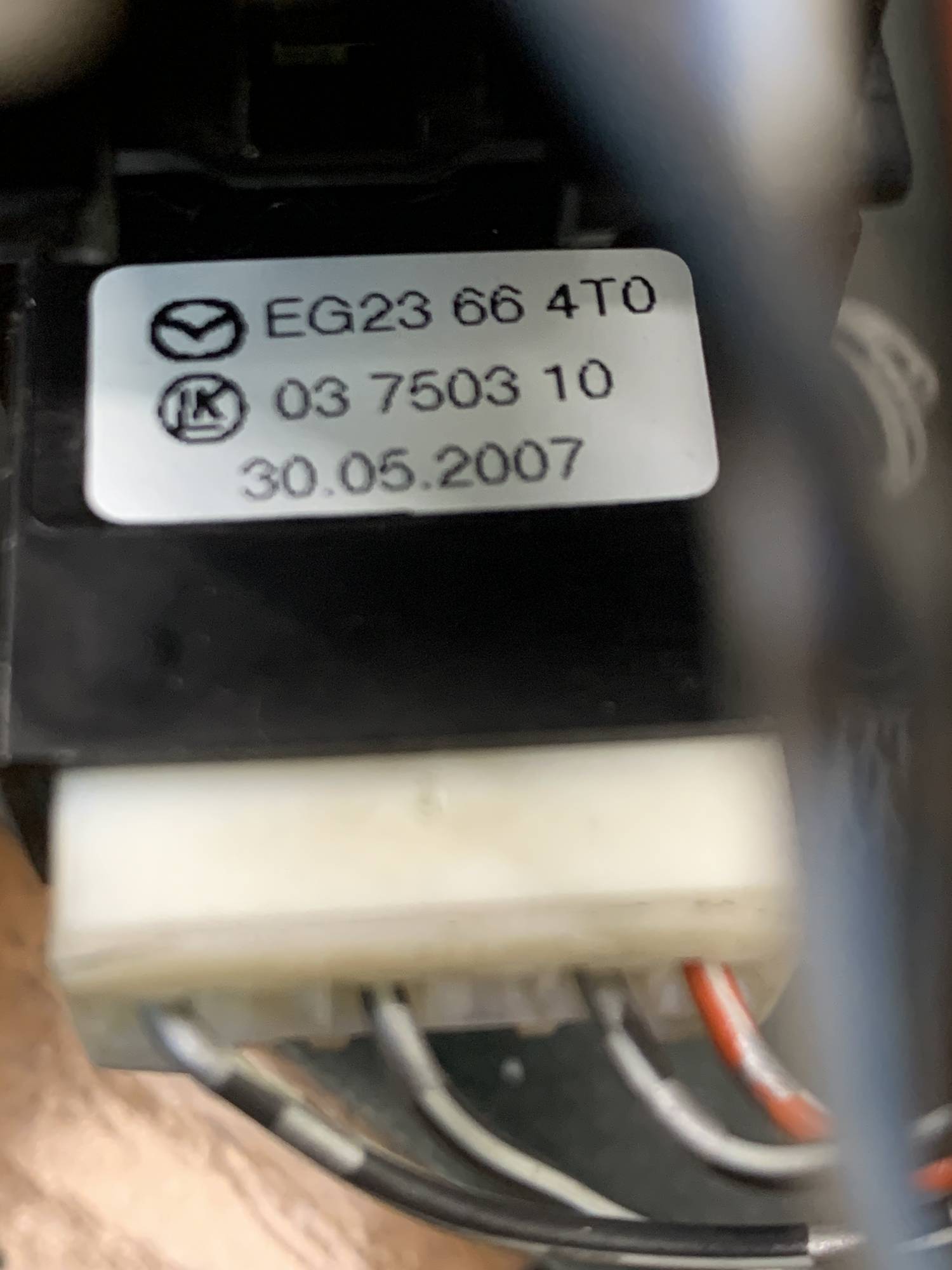 Кнопка TCS OFF із заглушками Mazda CX-7 bp4k55225, eg23664t0