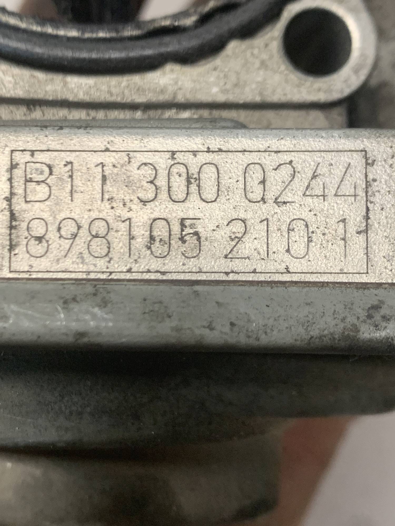 Дросельна заслінка Opel Astra J Corsa D 1.7 CDTI 8981052101