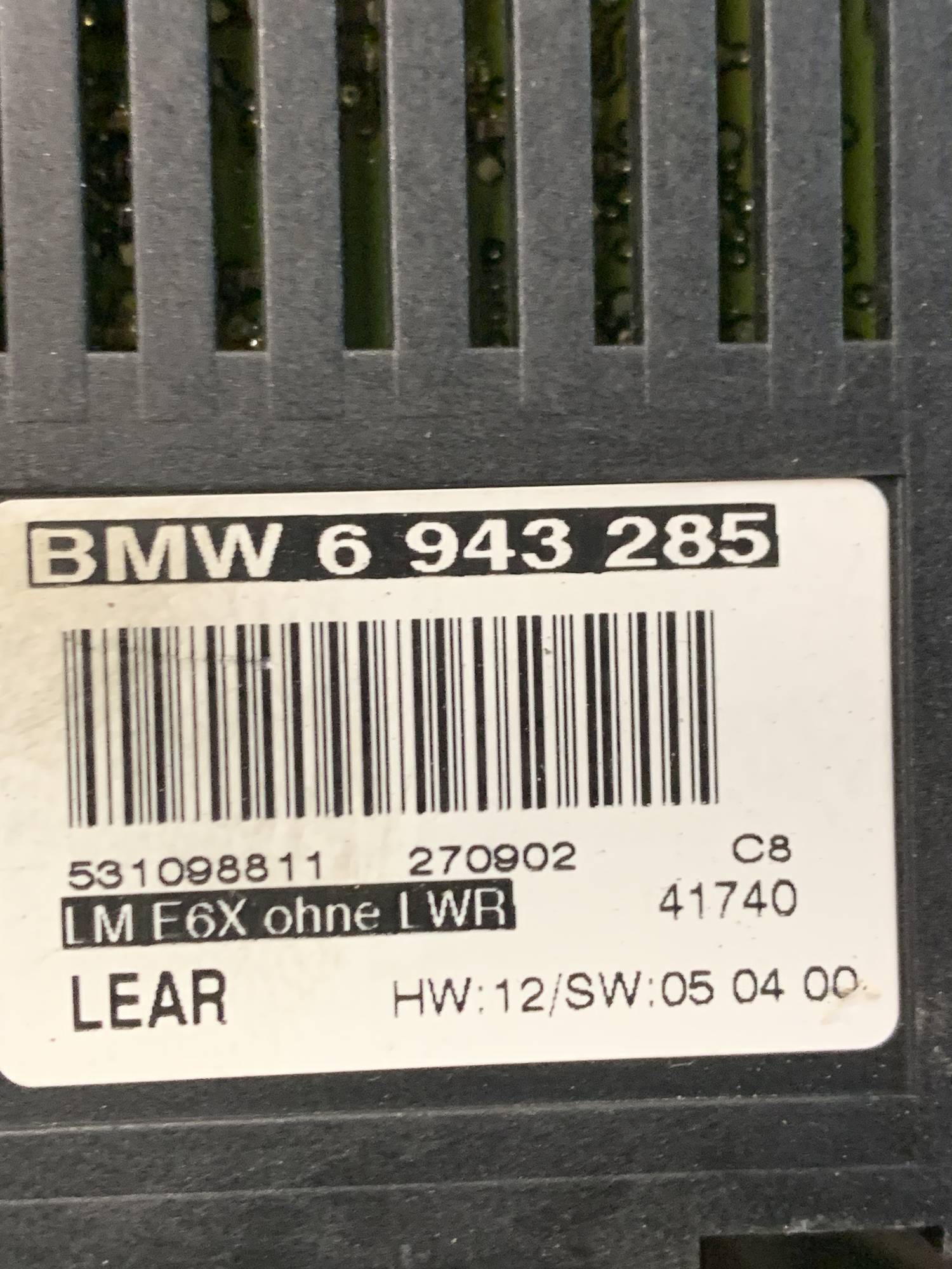 Блок управління світлом LCM BMW E65 E66 6943285