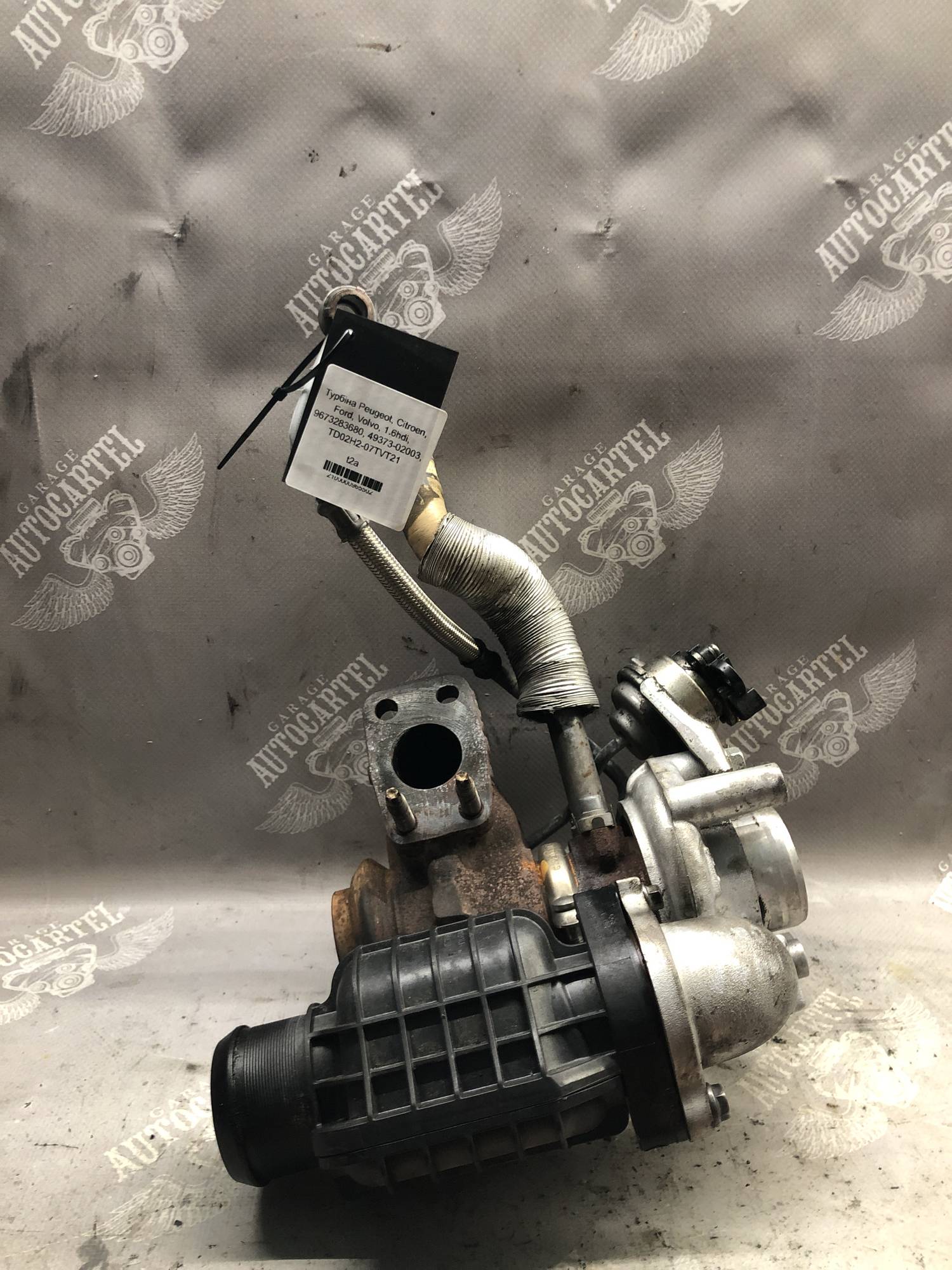 Турбіна Peugeot, Citroen, Ford, Volvo, 1.6hdi, 9673283680, 49373-02003, TD02H2-07TVT21