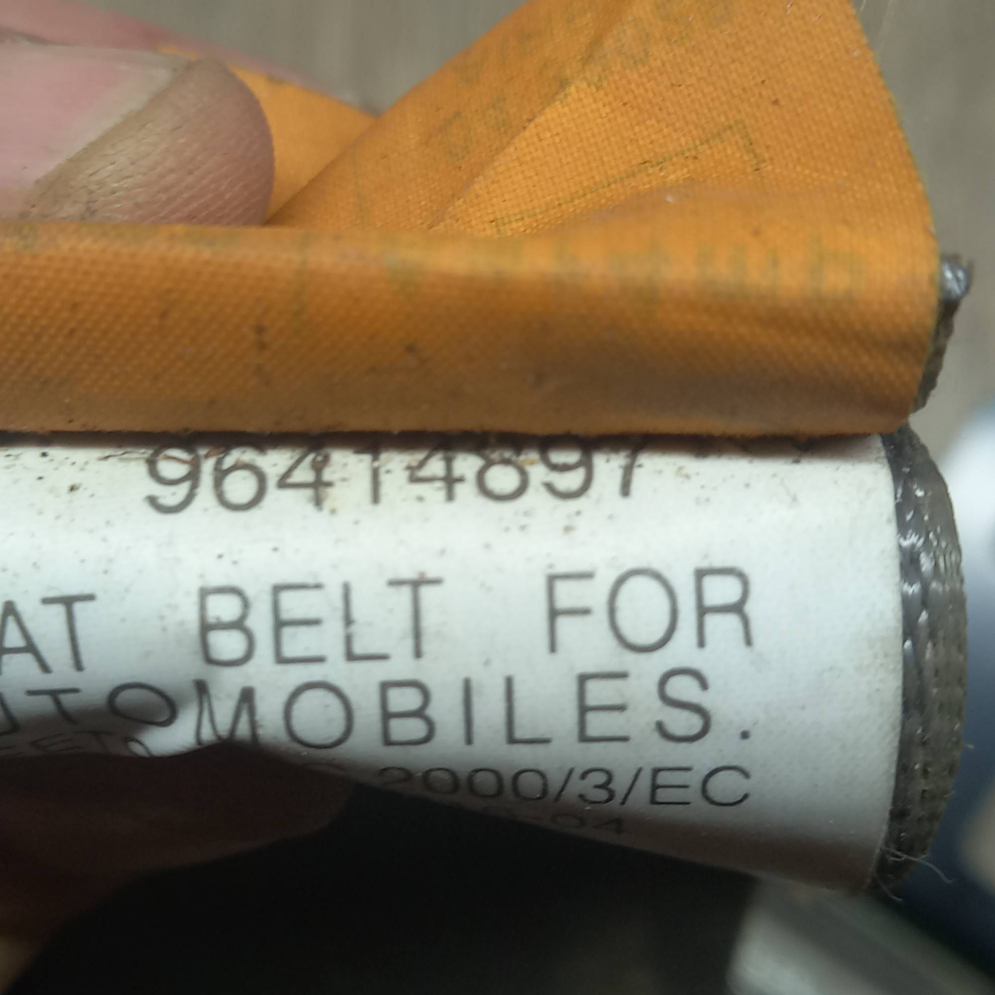 Ремінь безпеки передній правий Chevrolet LACETTI 2002-2010, 96414897