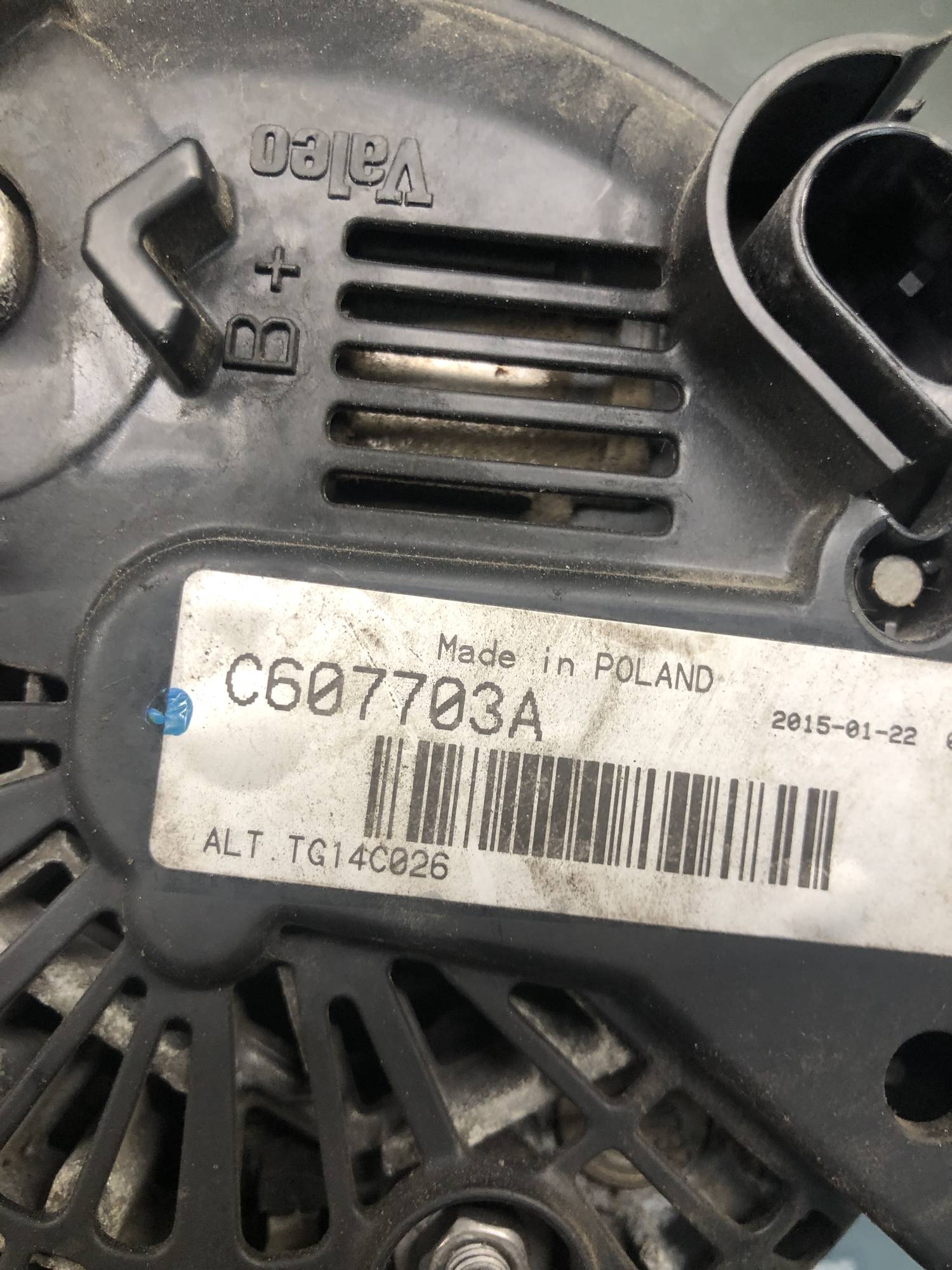c607703a Генератор оригінальний Volkswagen Golf V 5 / Seat Altea 2003 - 2009