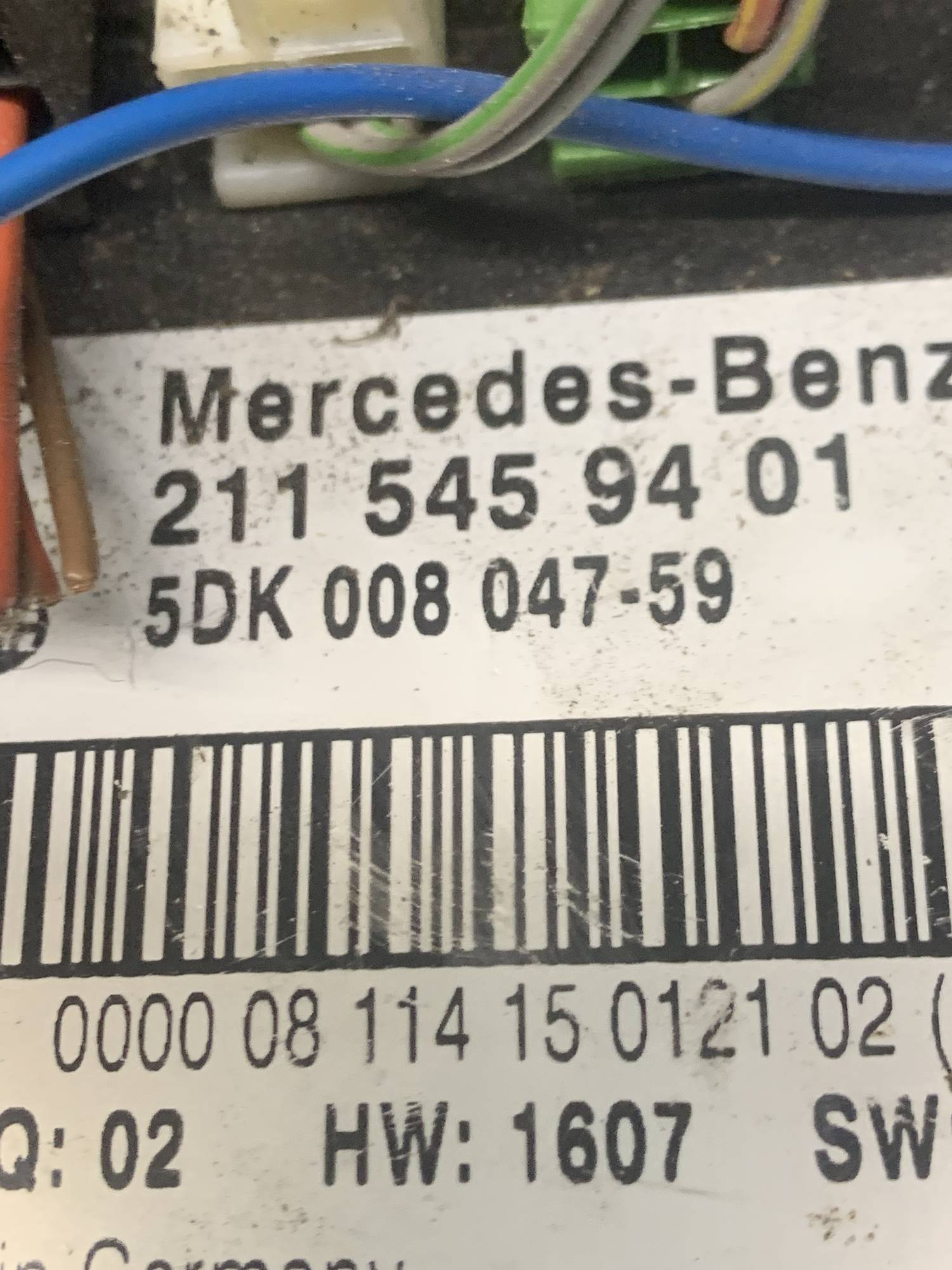 Блок запобіжників Mercedes-Benz E-Class w211 2115459401