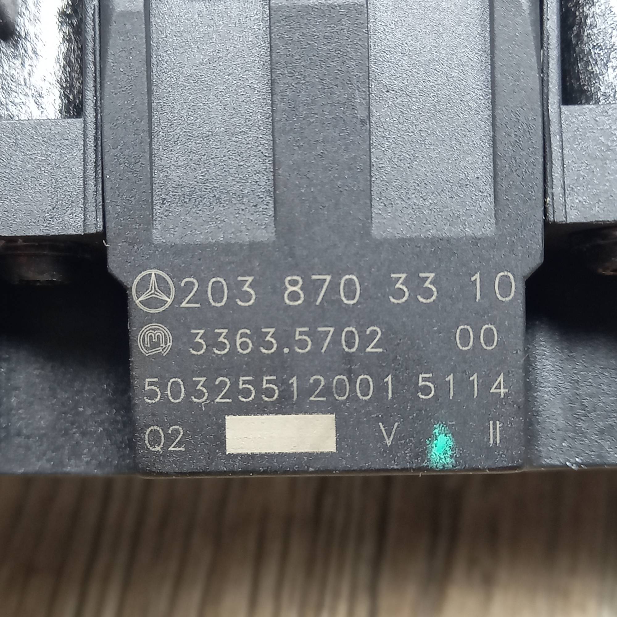 Панель управління Mercedes W203 A2038703310
