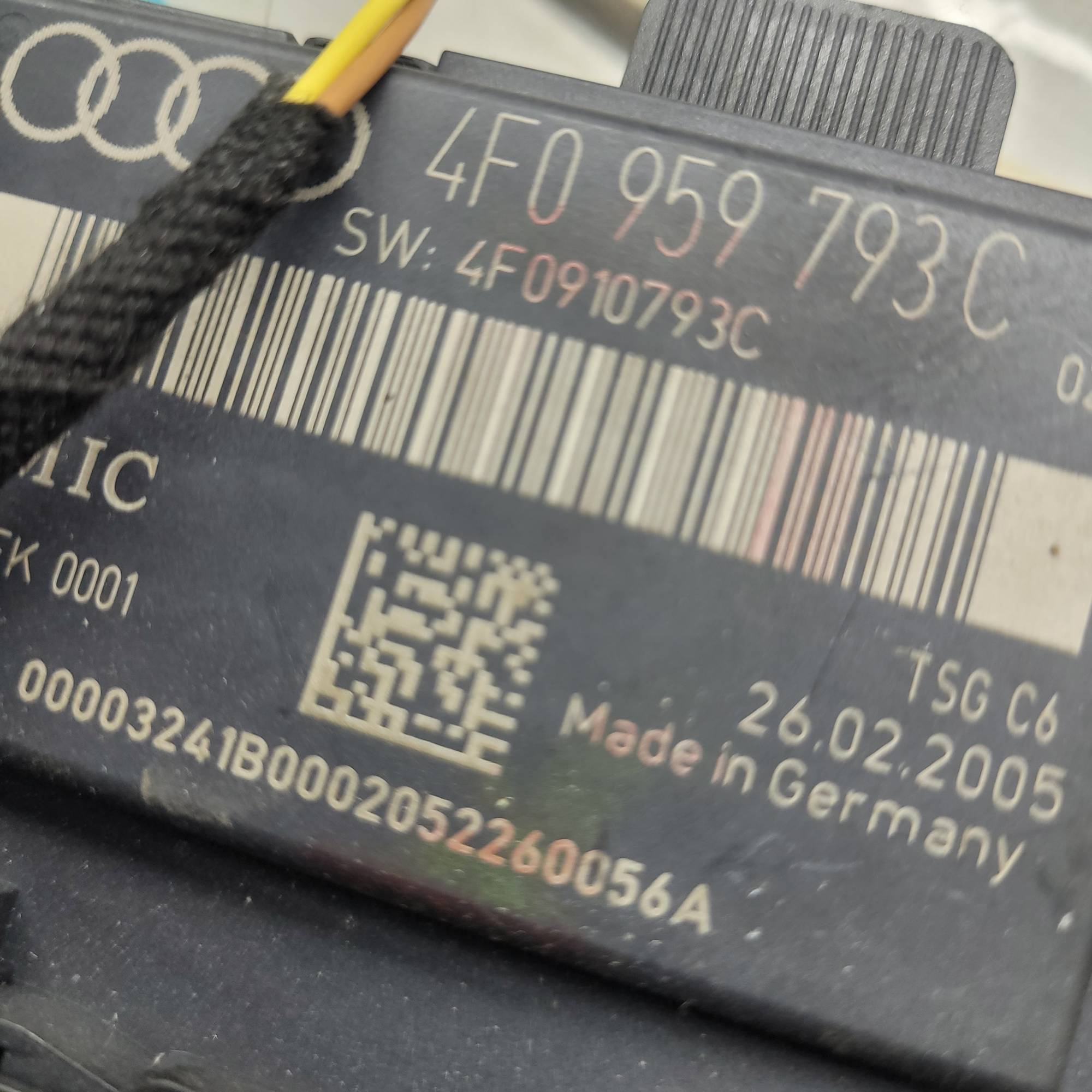 4f0959793c Блок комфорта двері Audi A6 (C6,4F) 2005-2011