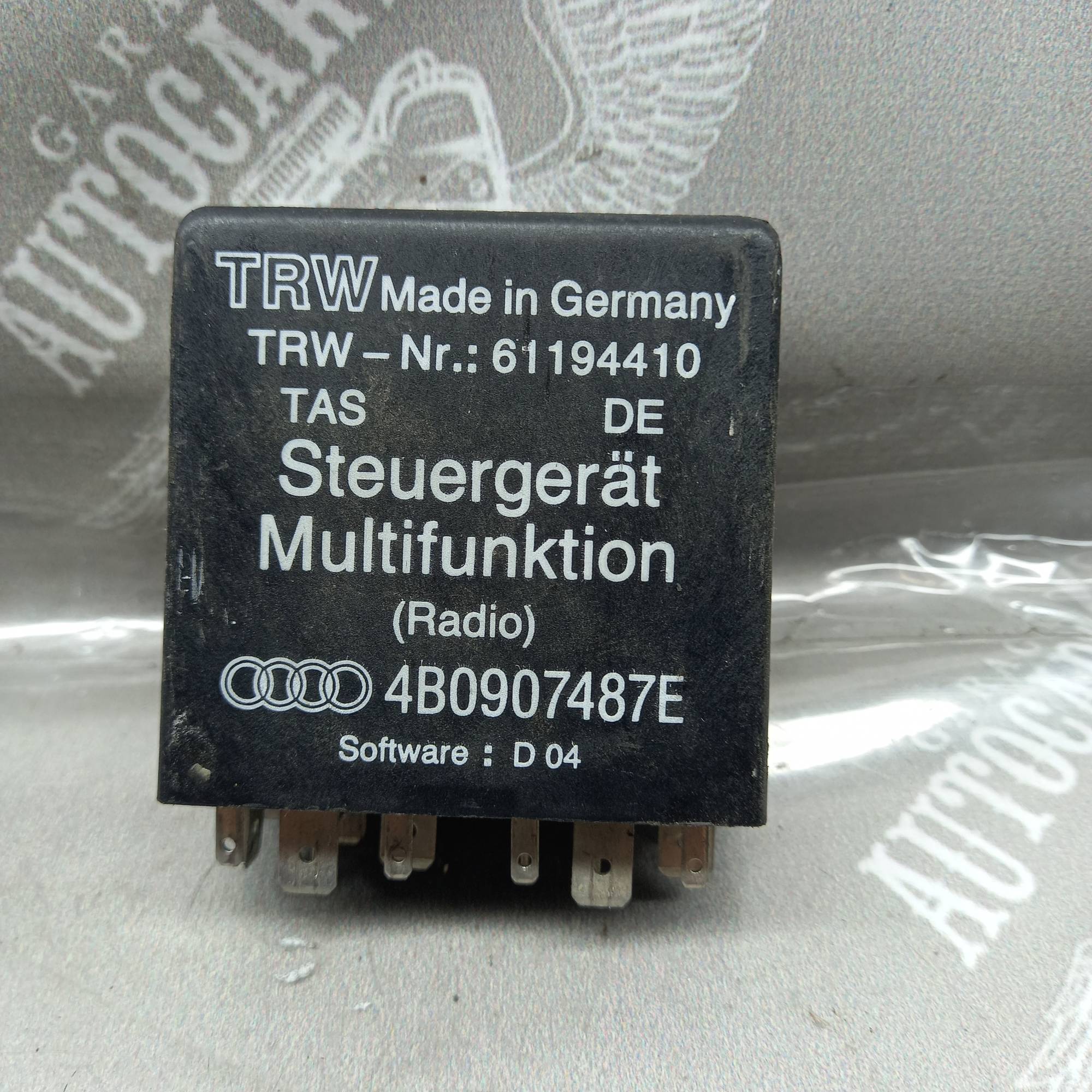 РЕЛЕ MULTIFUNKCJI AUDI A6 C5 609 4b0907487e