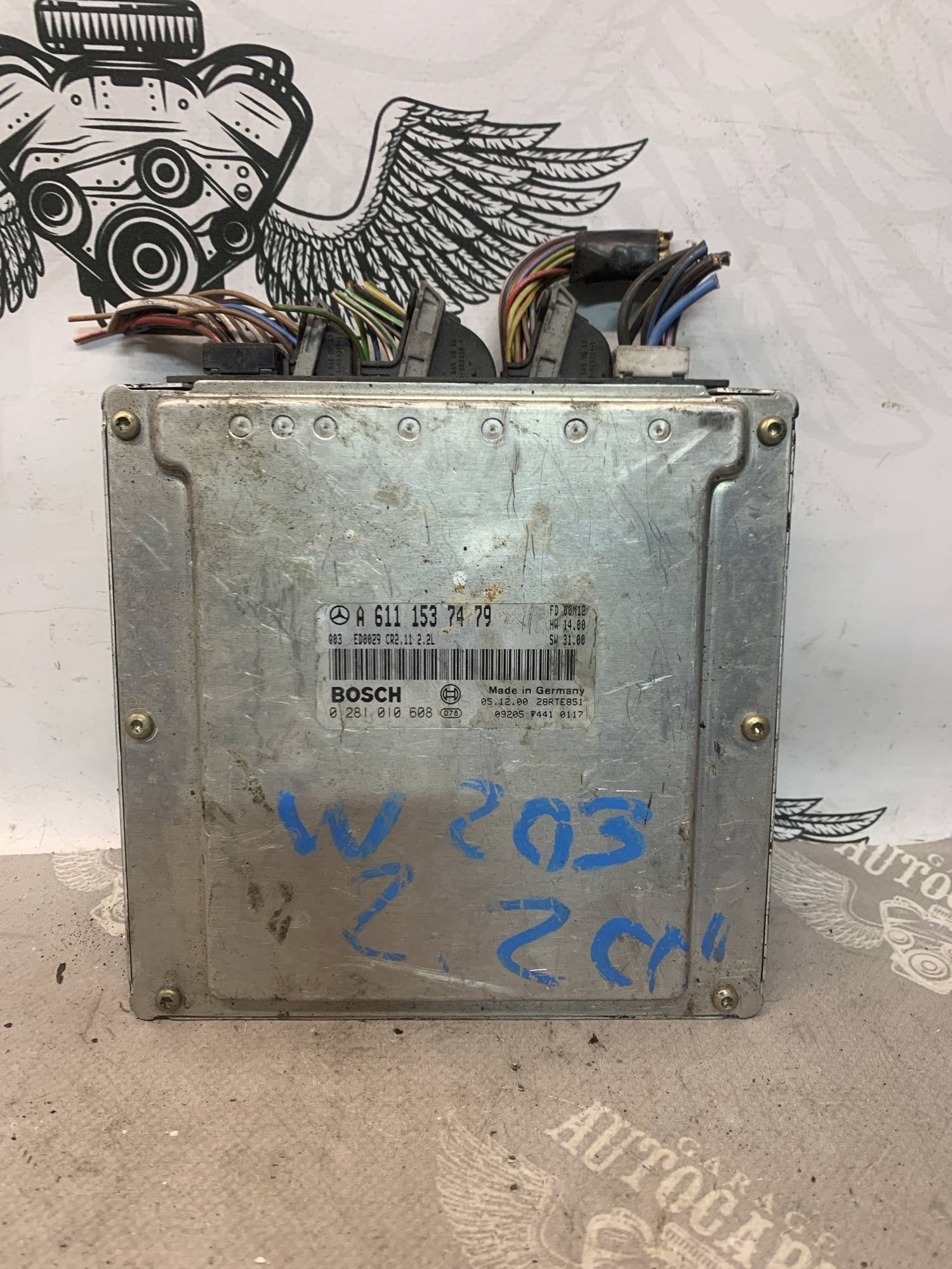 Блок керування двигуном ОМ 611 2.2 cdi Mercedes w203 w210 с220 e220 a6111537479