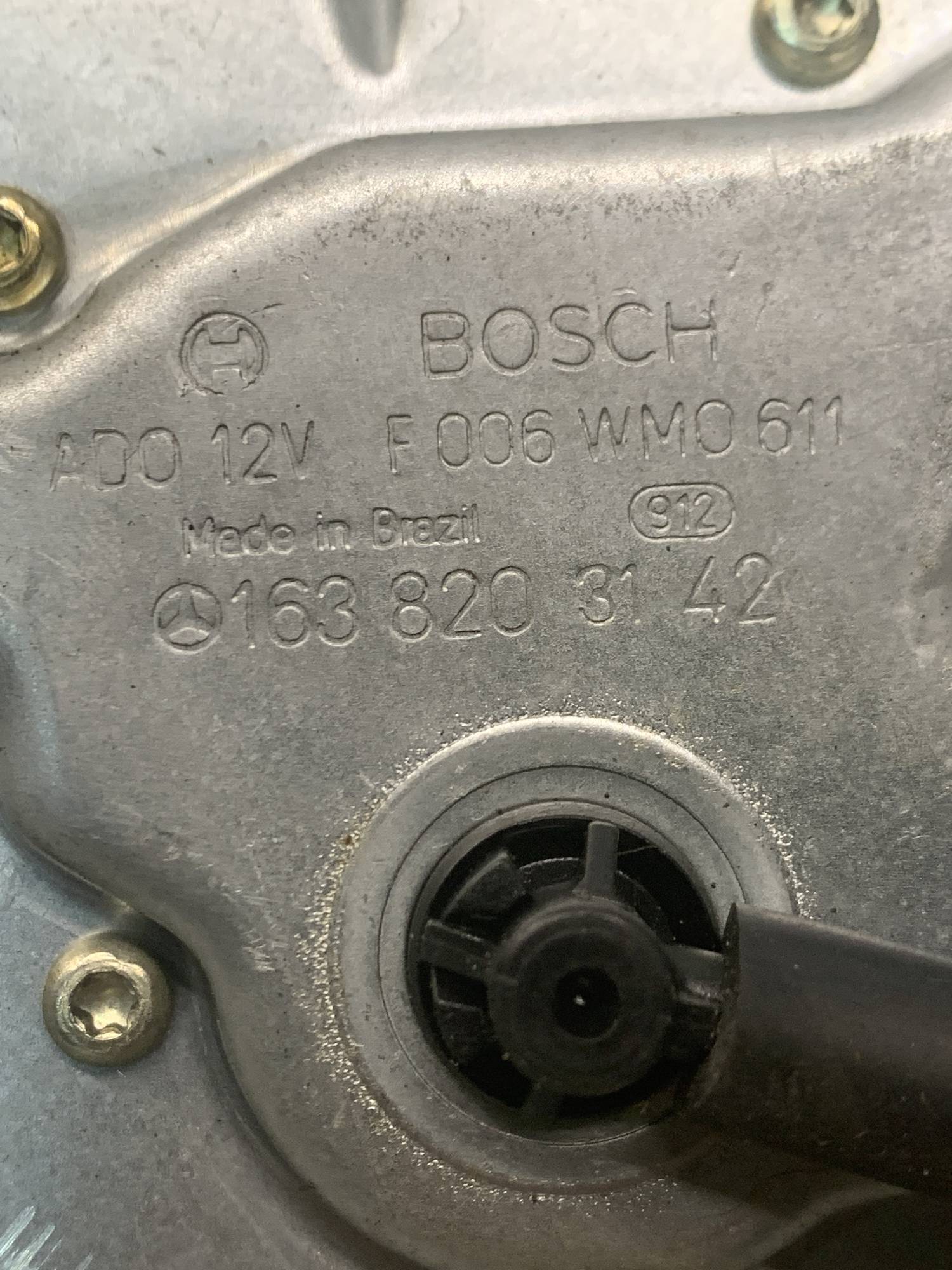 Мотор склоочисника заднього скла MERCEDES ML-class W163 1638203142