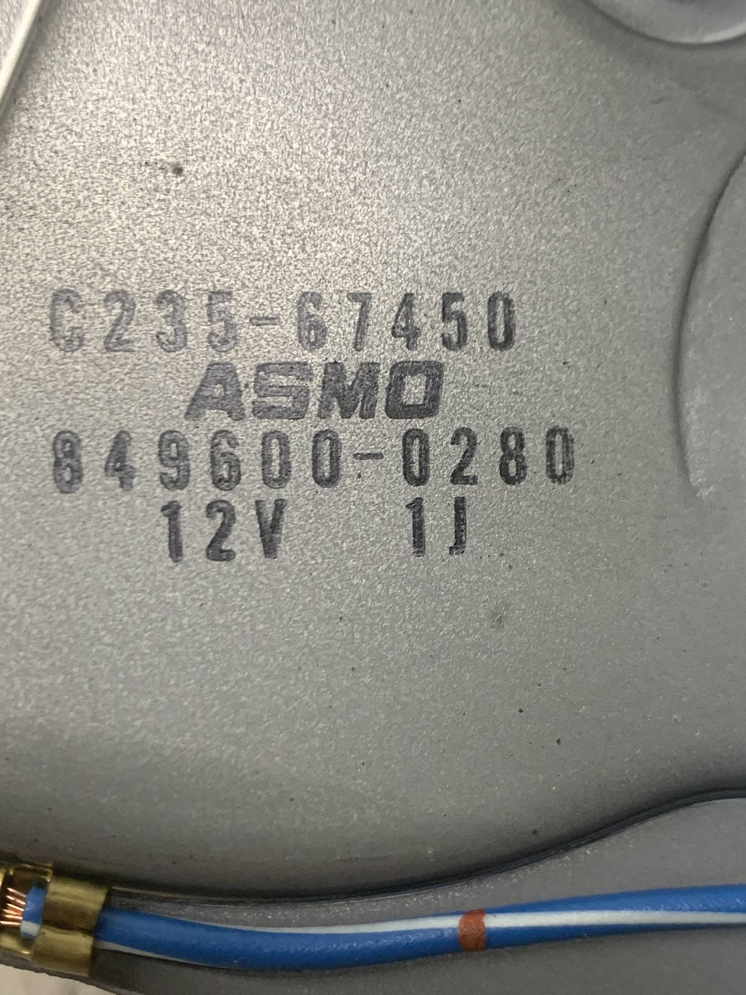 Двигун склоочисника, моторчик двірників задній mazda 5 2.0 849600-0280