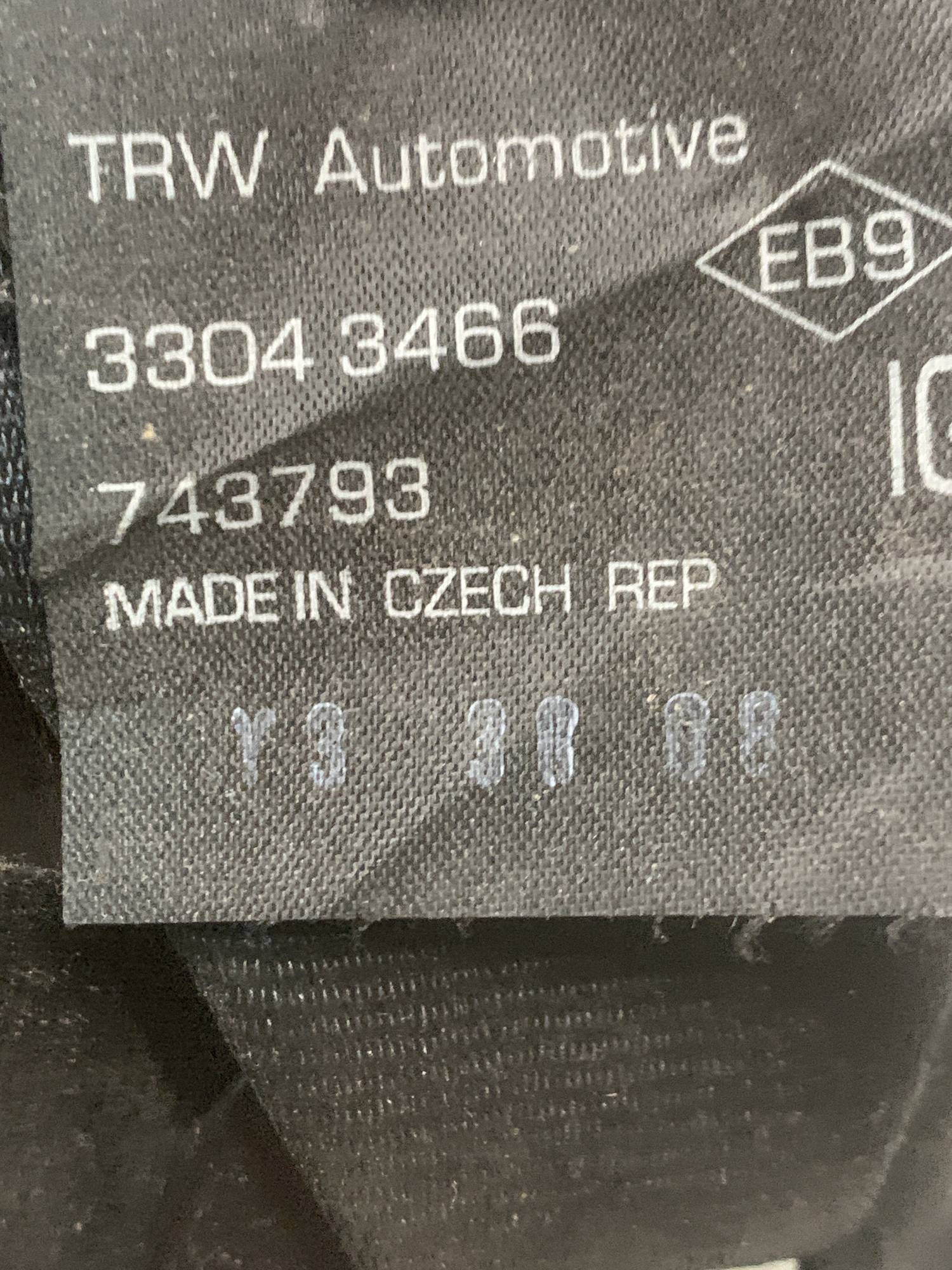 Ремінь безпеки передній лівий Renault Kangoo 743793, 33043466