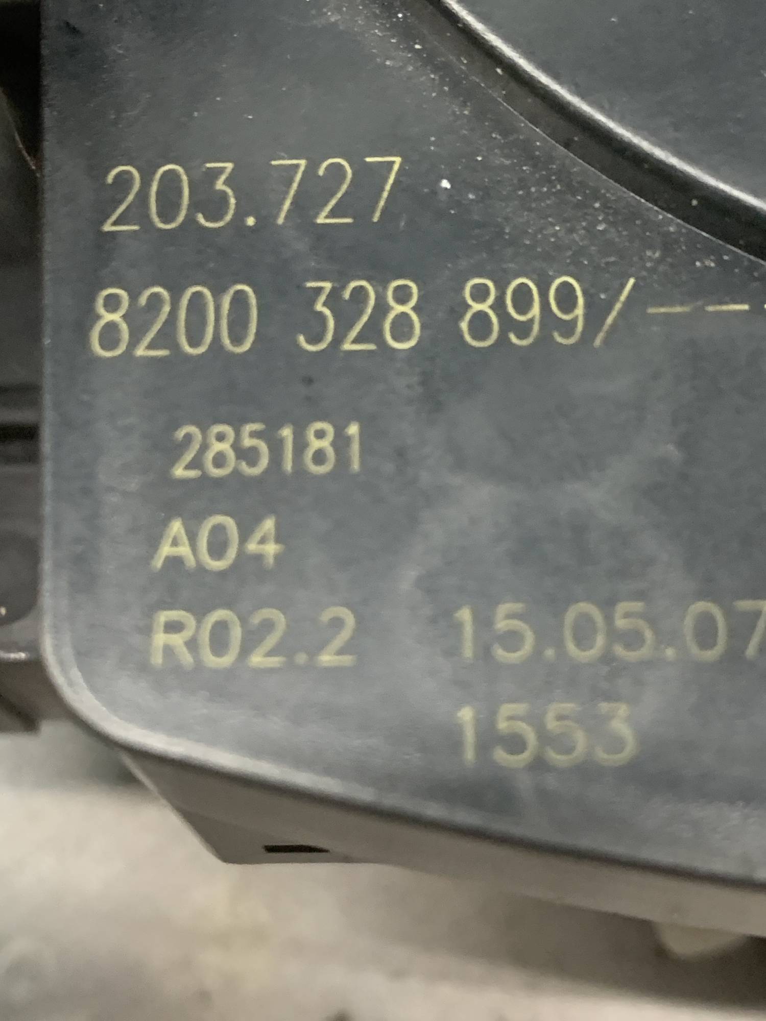 Перемикач підрульовий у зборі RENAULT LAGUNA II, Espace 4 8200328896, 8200328899