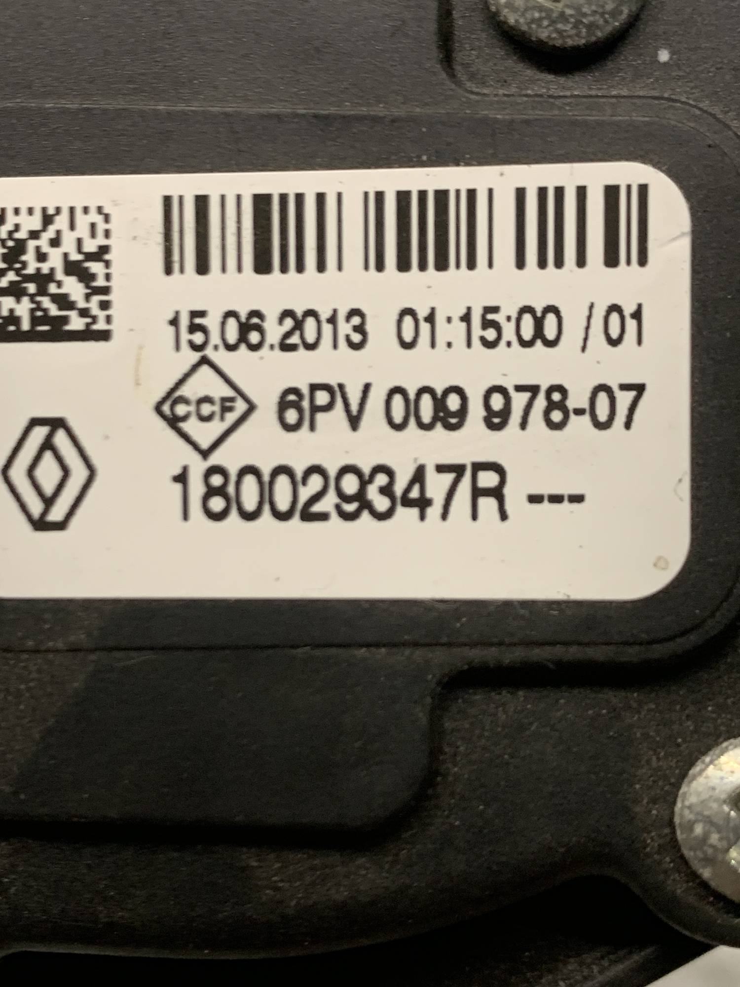 Педаль газу RENAULT CLIO 4 2012-2019 180029347r