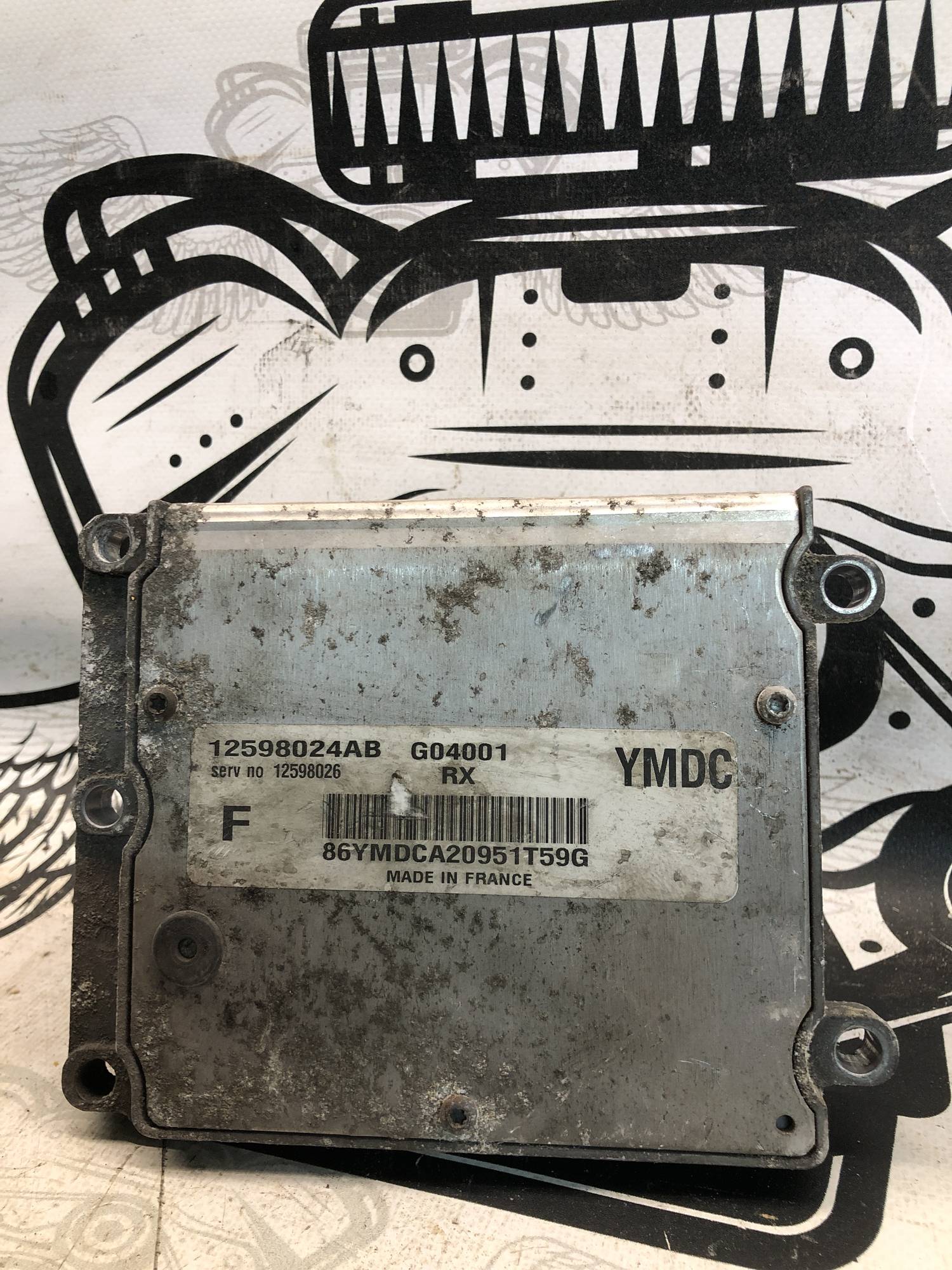 ЭБУ ECU блок управления двигателя Fiat Croma 2.2 55202645, 12598024AB