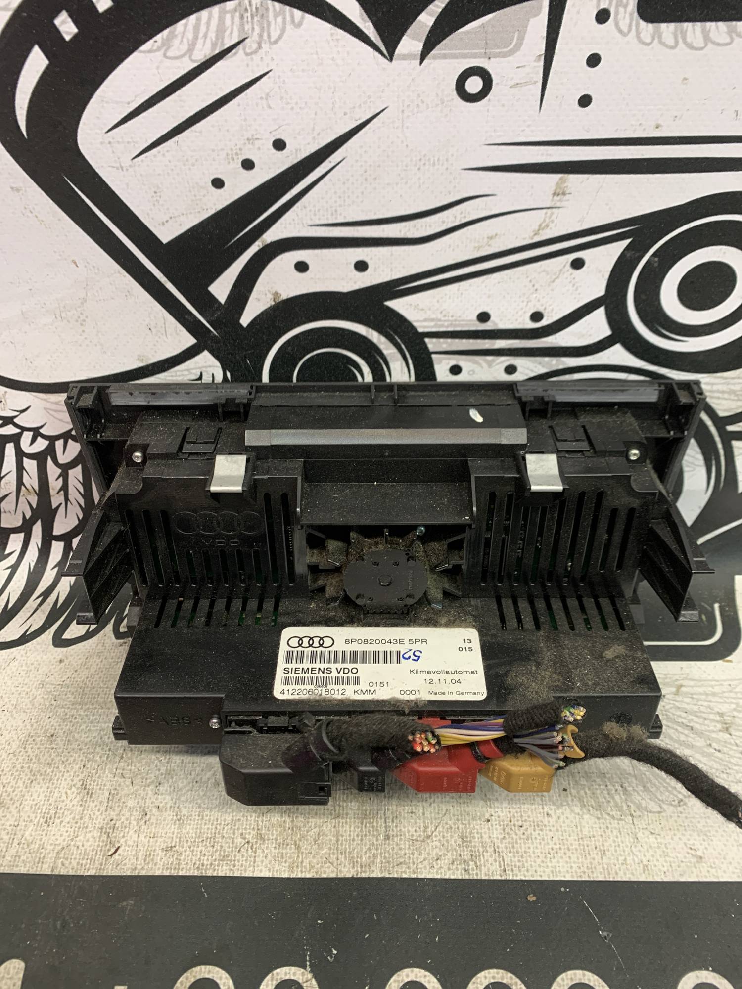 Блок керування пічкою Audi A3 8P 8p0820043e
