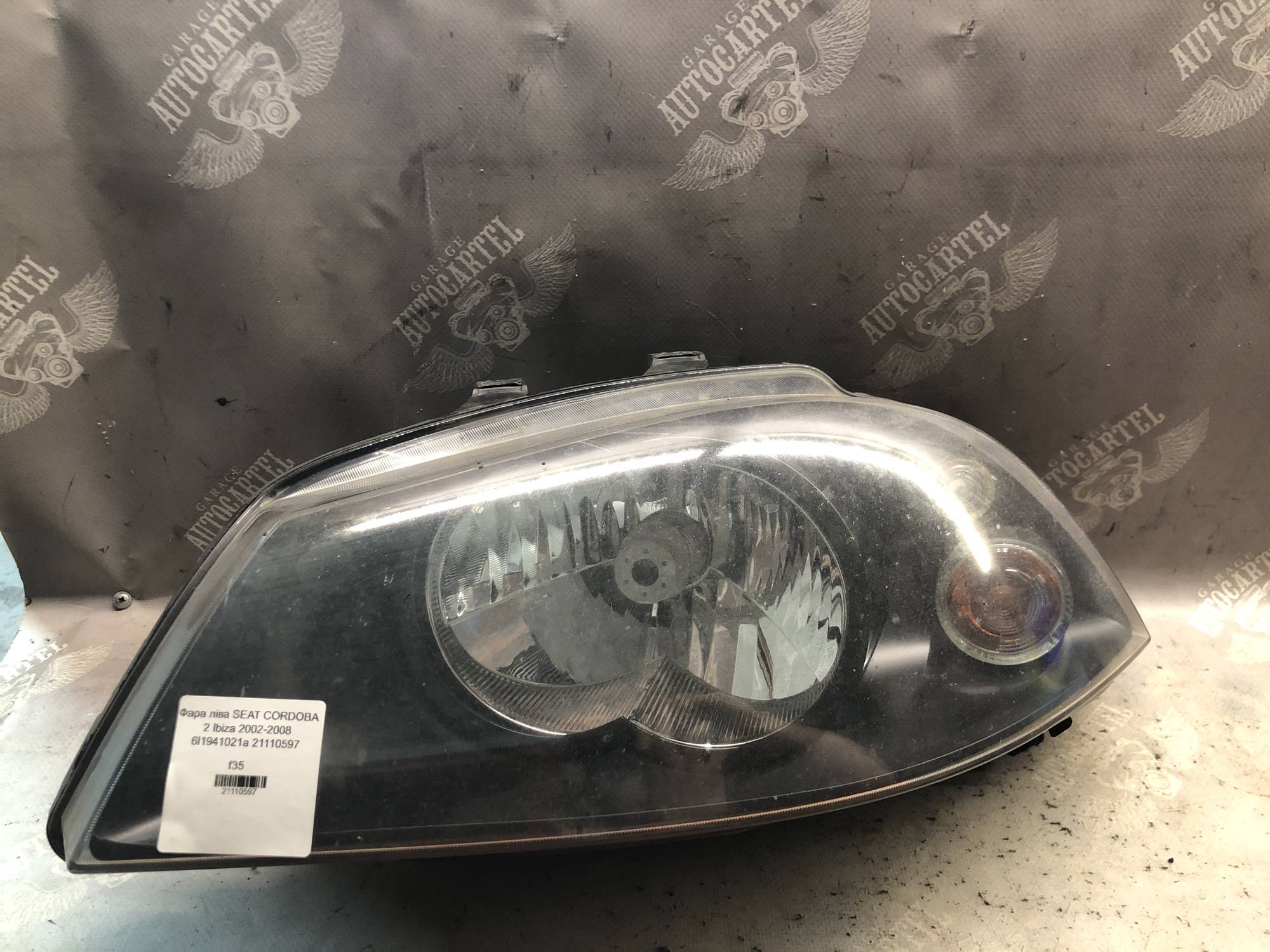 Фара ліва SEAT CORDOBA 2 Ibiza 2002-2008 6l1941021a 21110597