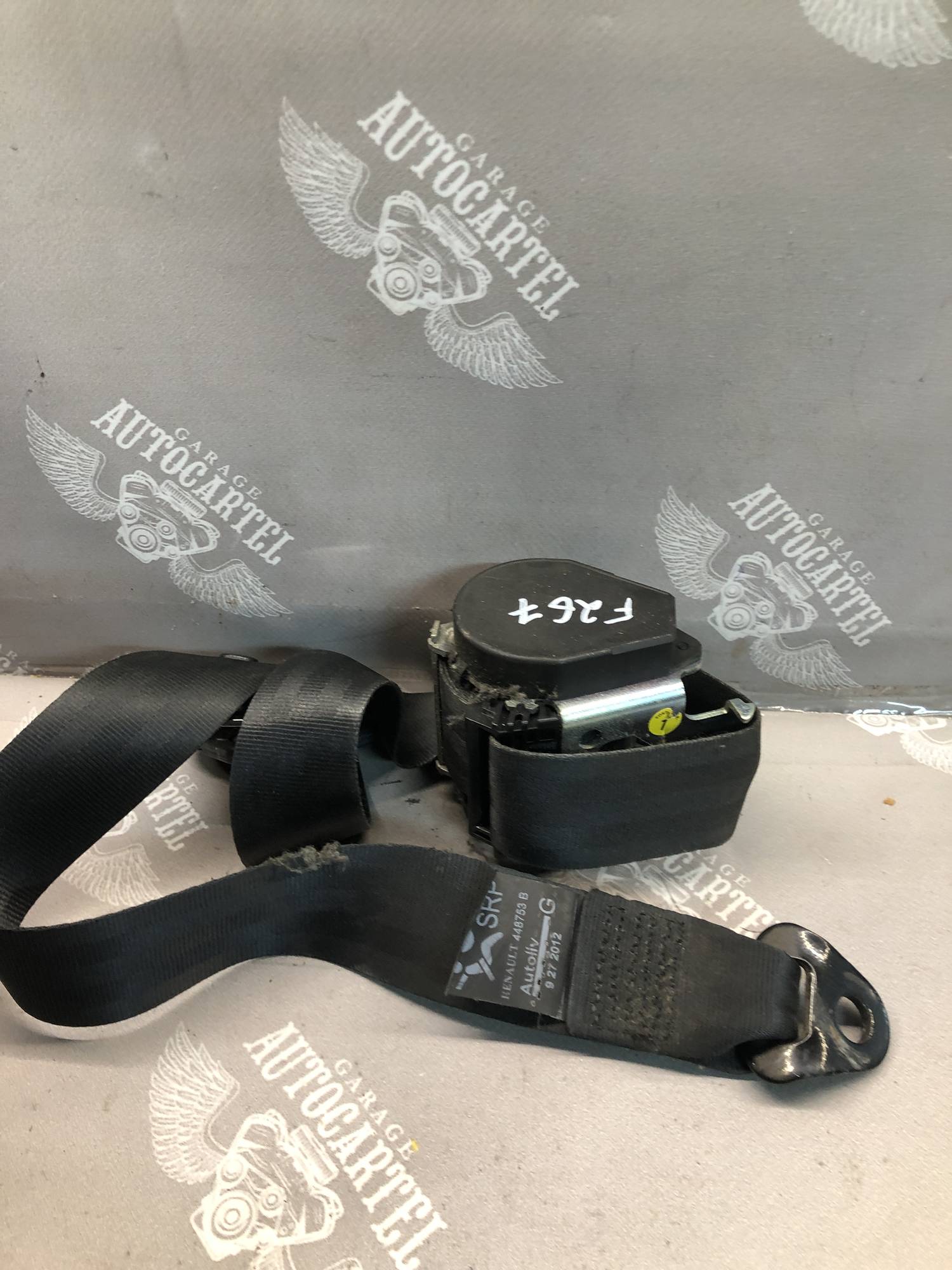 Лівий передній ремінь безпеки Renault Kangoo Express (FW) 1,5 dCi 2009 448753b