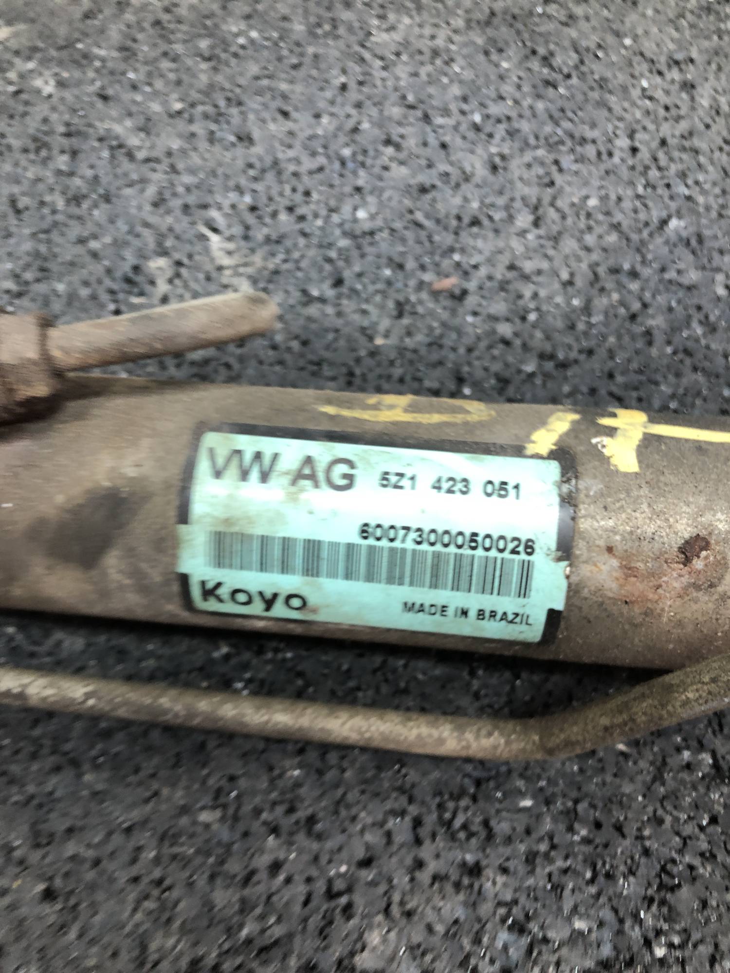 Рейка рульова в зборі 5Z1423051, 5Z1423051D Seat Skoda Volkswagen