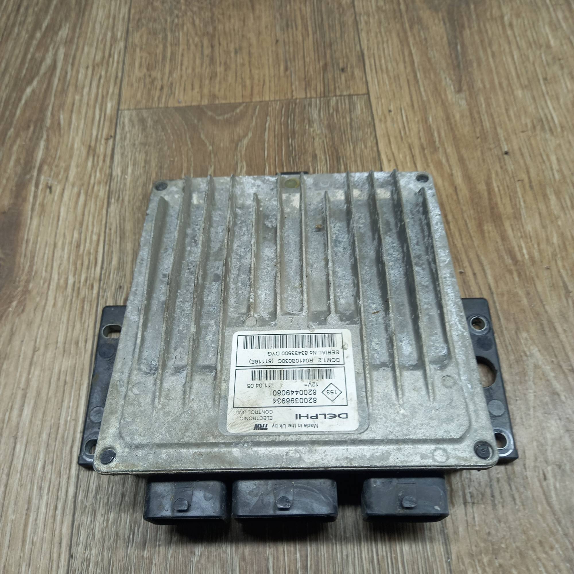Блок управління двигуном RENAULT MODUS I 1.5 DCI 8200398934