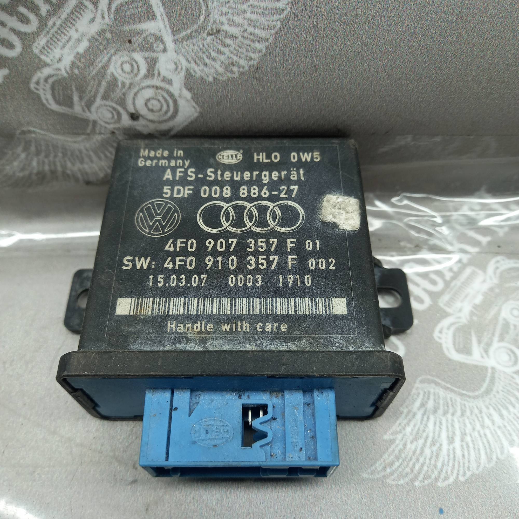 Блок управління світлом фар Audi A3 (8P) 2003-2012 4f0907357f