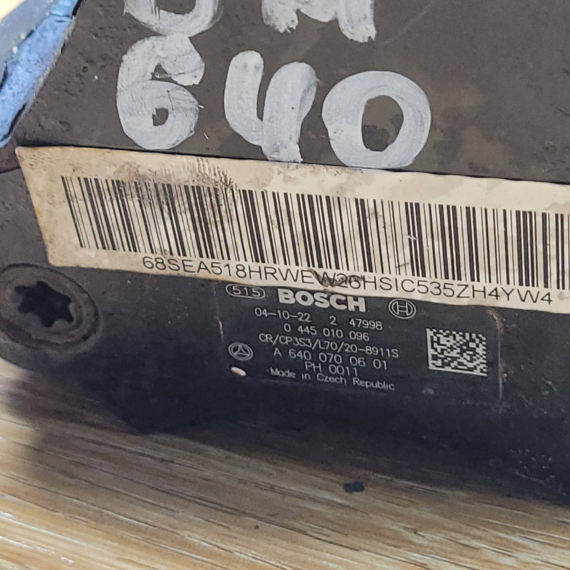 насос тнвд mercedes w 169 2.0 cdi a6400700601