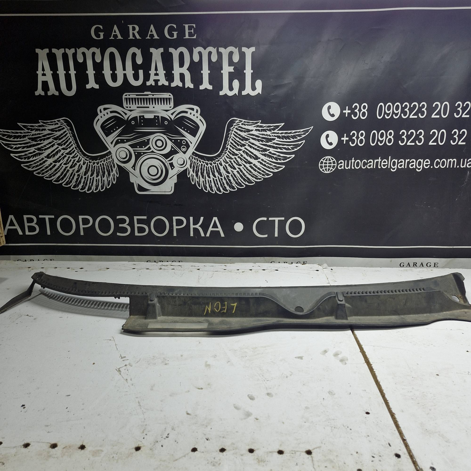 1m1853185 Декоративна накладка під лобове скло жабо Leon 2005-2012
