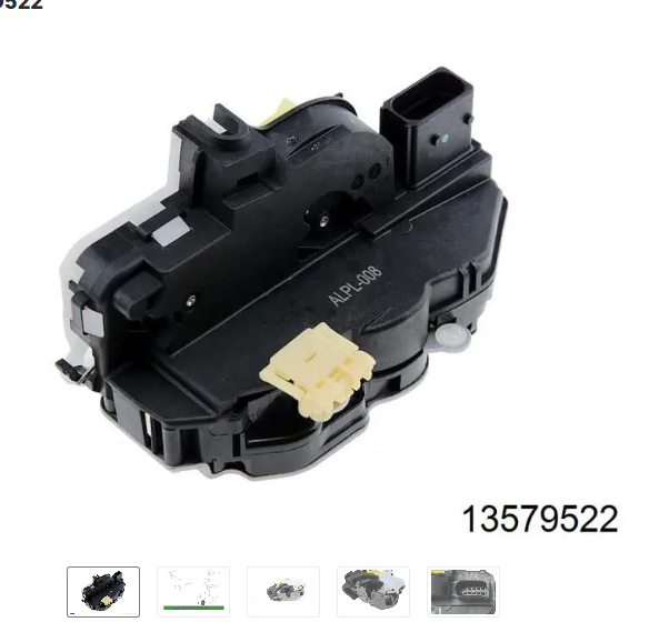 13579522 Замок дверей передньої лівої Chevrolet Cruze 11-15