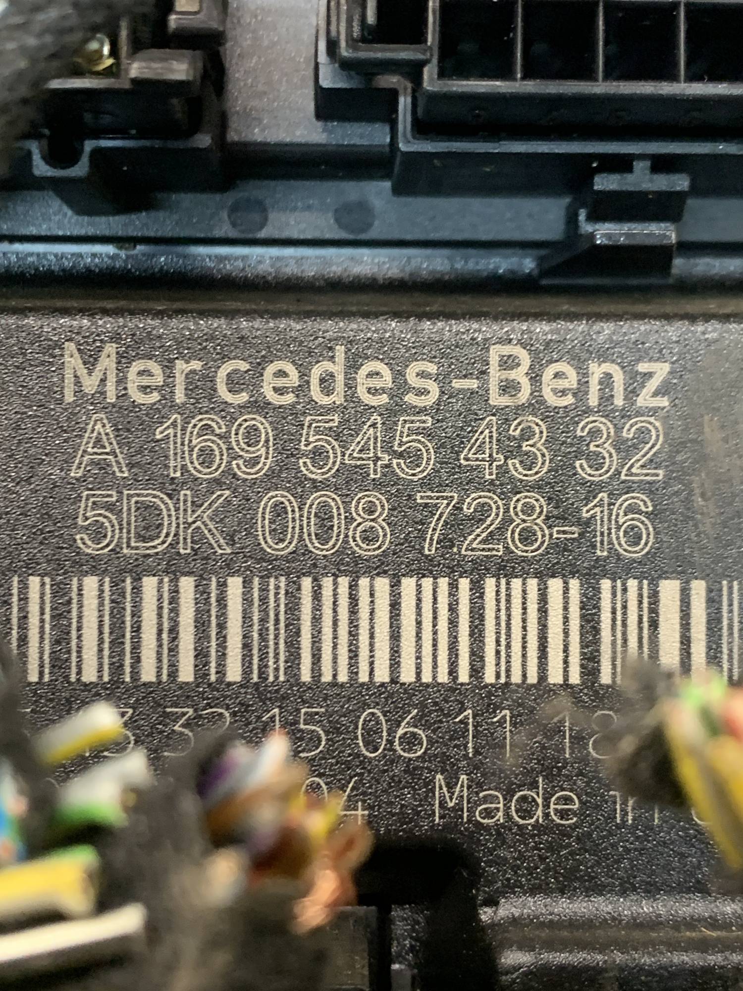 Блок керування SAM Mercedes B-class (W245) 2005-2011 A1695454332