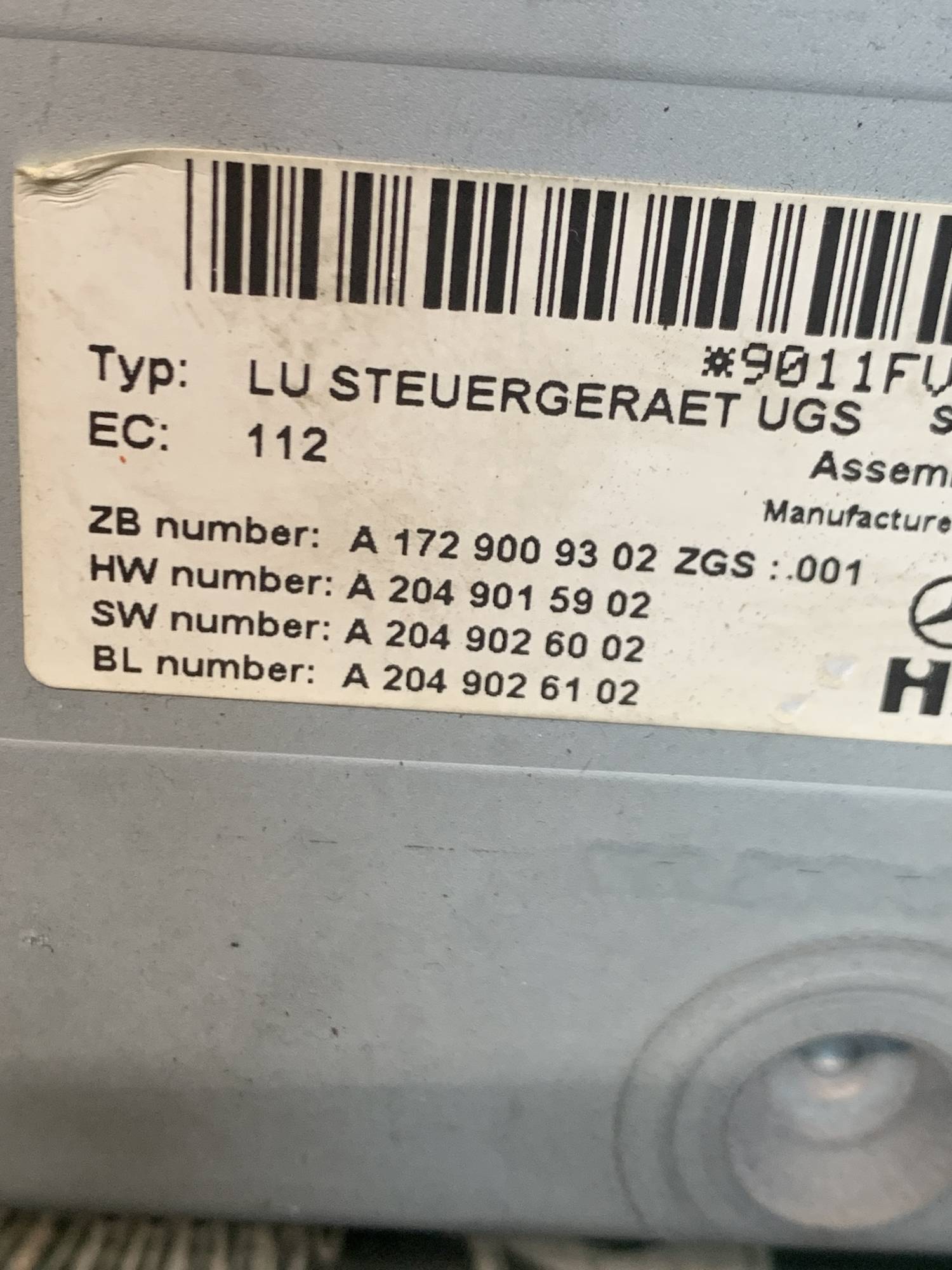 Блок управління мультимедіа, орган управління MERCEDES-BENZ R172 W204 W207 a1729009302