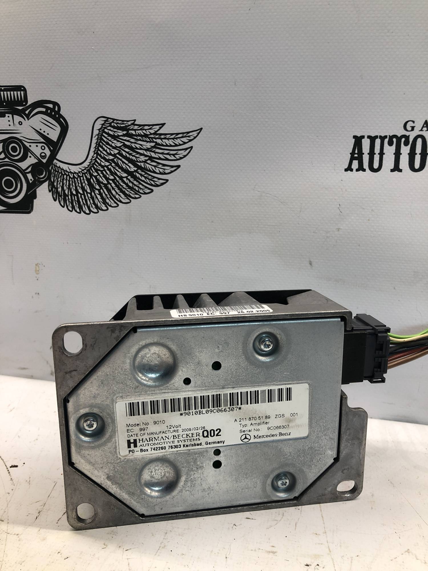 Підсилювач саббуфера harman becker a2118705189 Mercedes W211