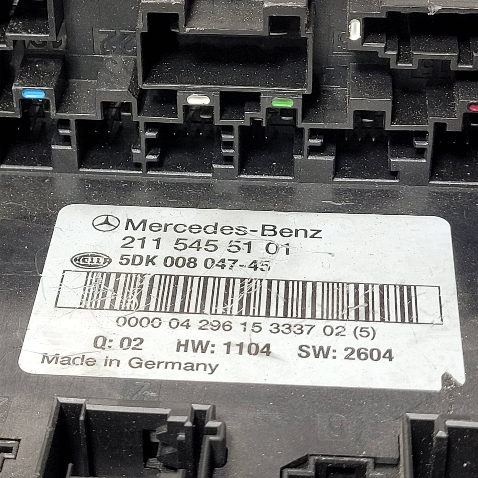 Блок управління комфортом Mercedes E W211 2003-2009 SAM a2115455101