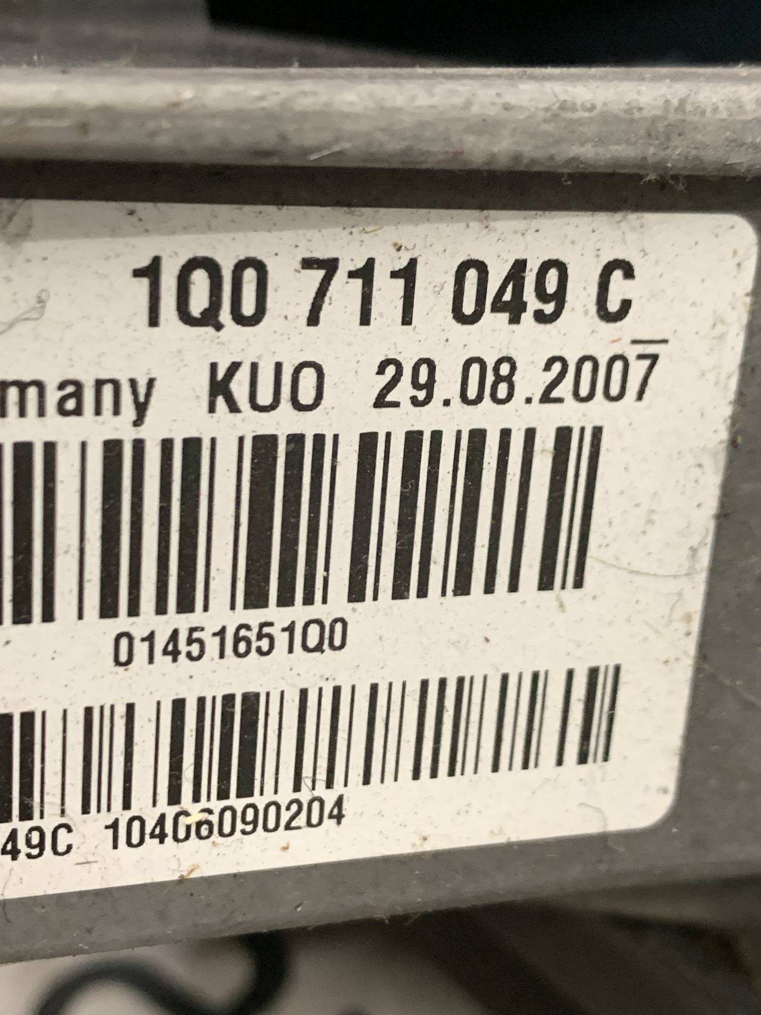 Куліса перемикання КПП 6 ступка VW Golf Plus Skoda Octavia A5 1.4 16V TSI 1q0711049c