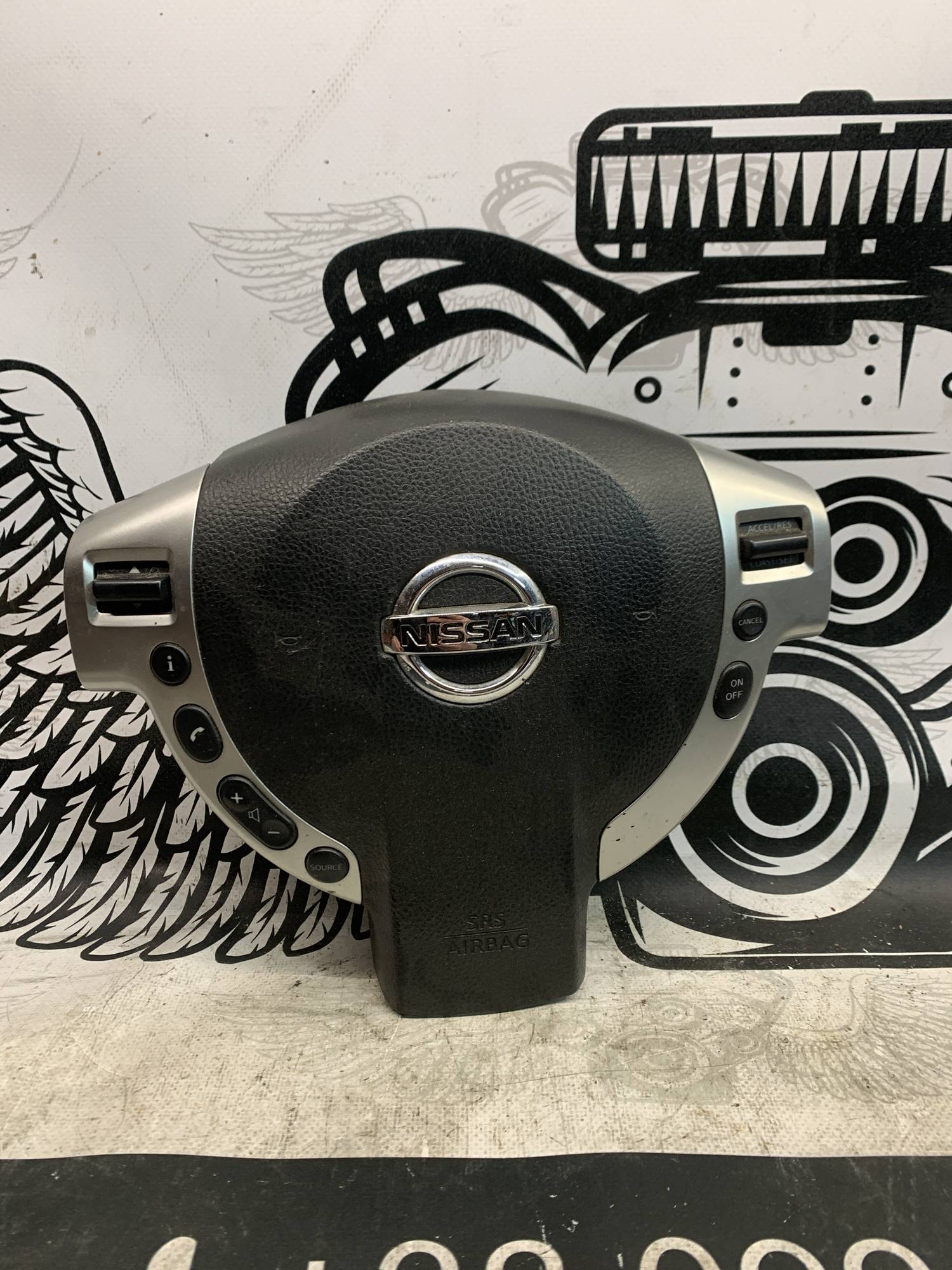 Подушка безпеки водійська (AirBag) Nissan Qashqai J10 ca400761lw