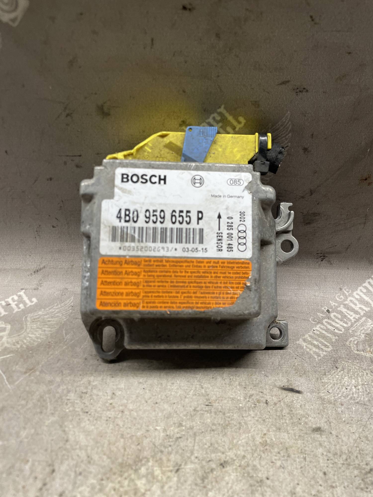Блок управління AIRBAG Audi Audi A6 C5 4b0959655p