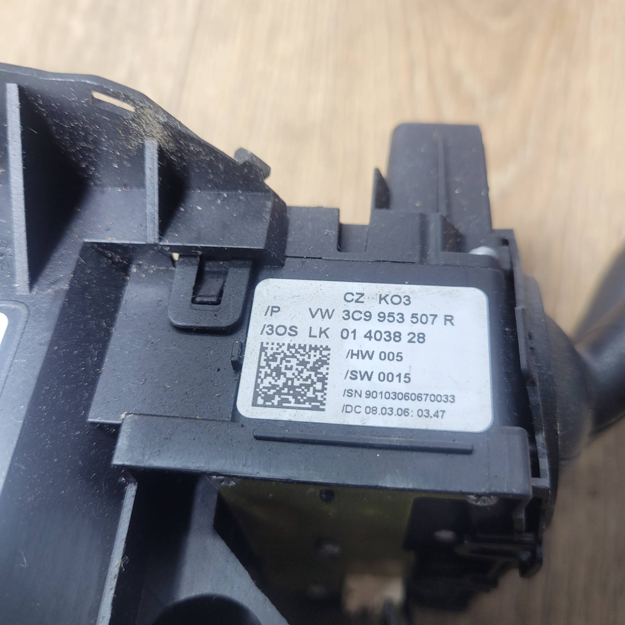 3c9953507r Підрульовий перемикач Vw passat b6