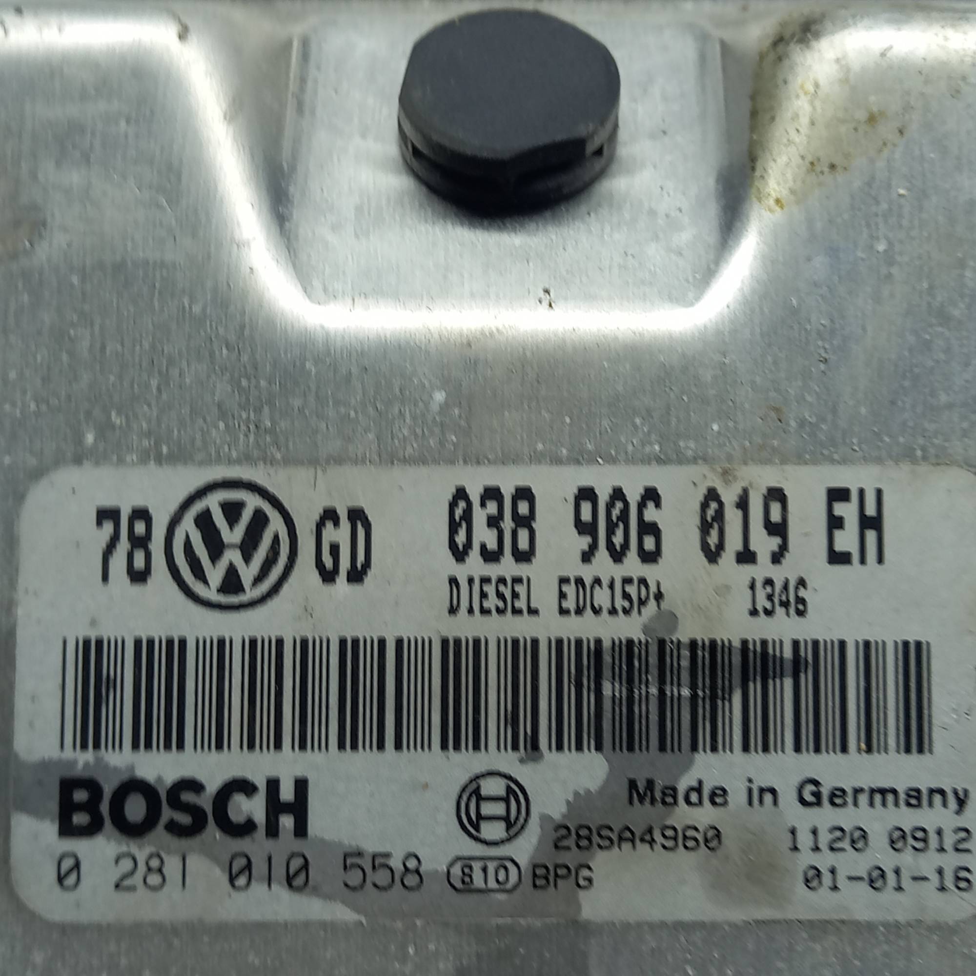 Блок управління двигуном Volkswagen PASSAT B5, lift 1.9 tdi 038906019EH