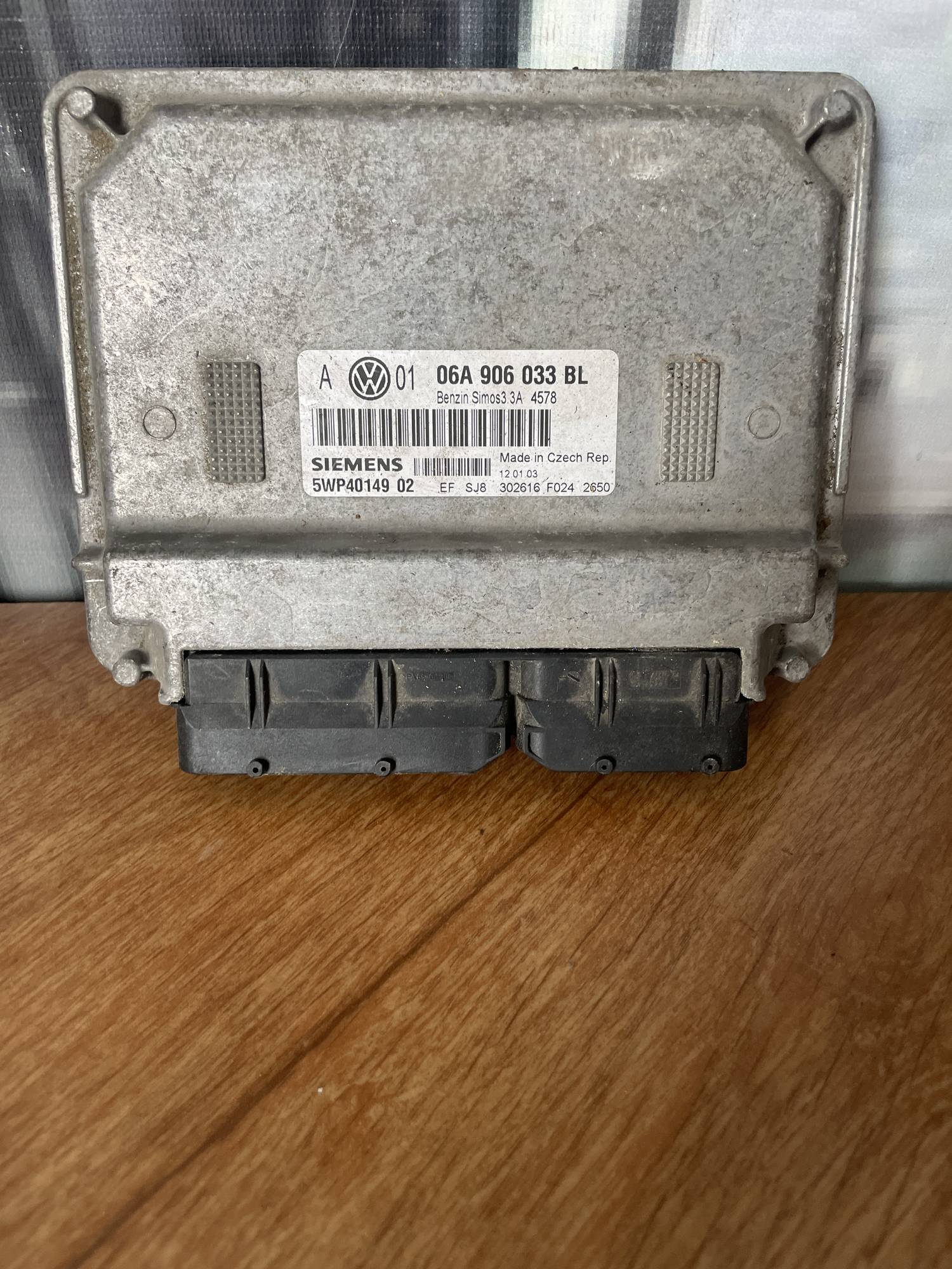 06a906033bl блок управління двигуном VAG VW Golf Bora 1.6