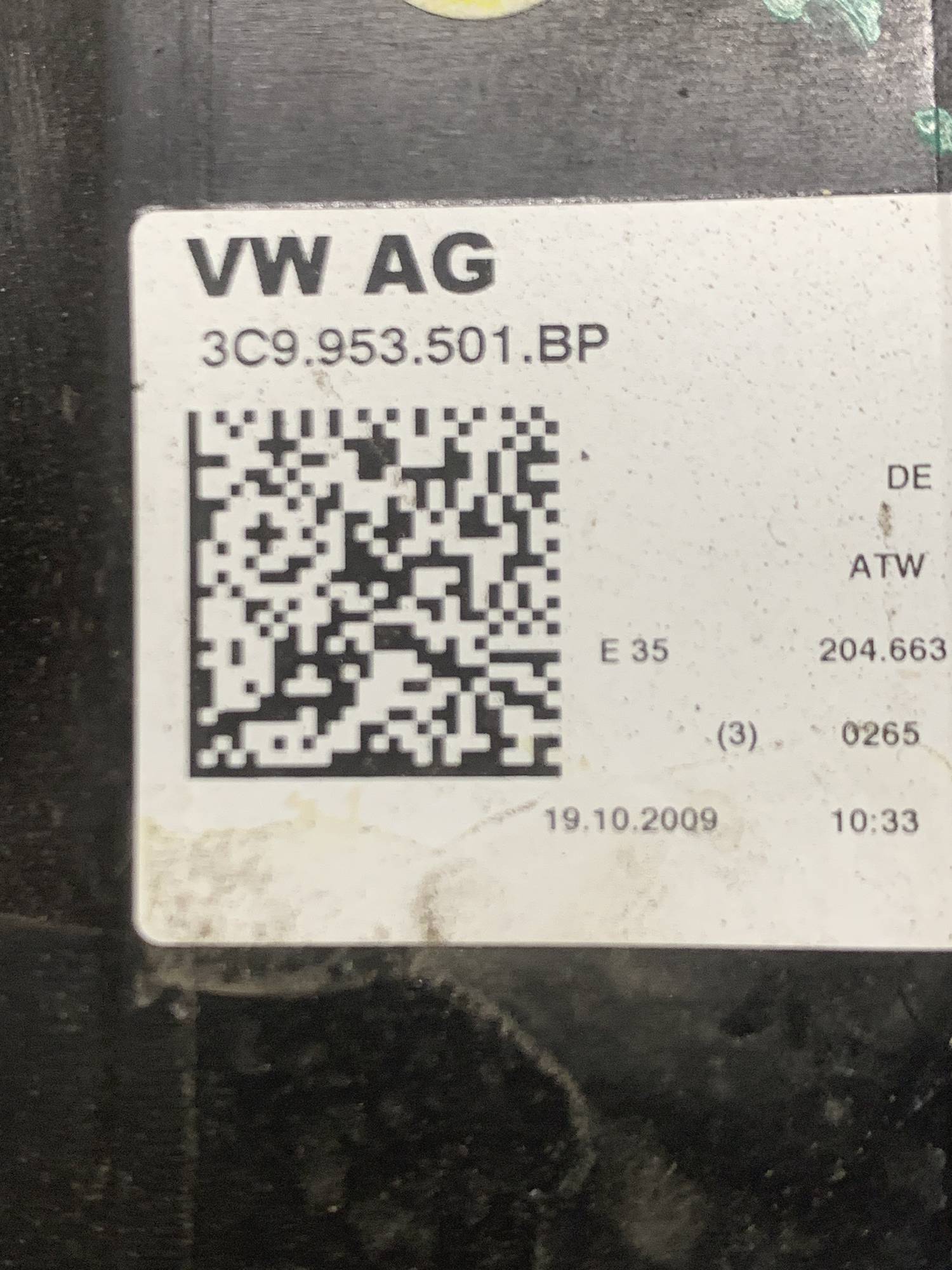 Перемикач підрульовий комбінований Vw Passat B6 B7 3c9953501bp