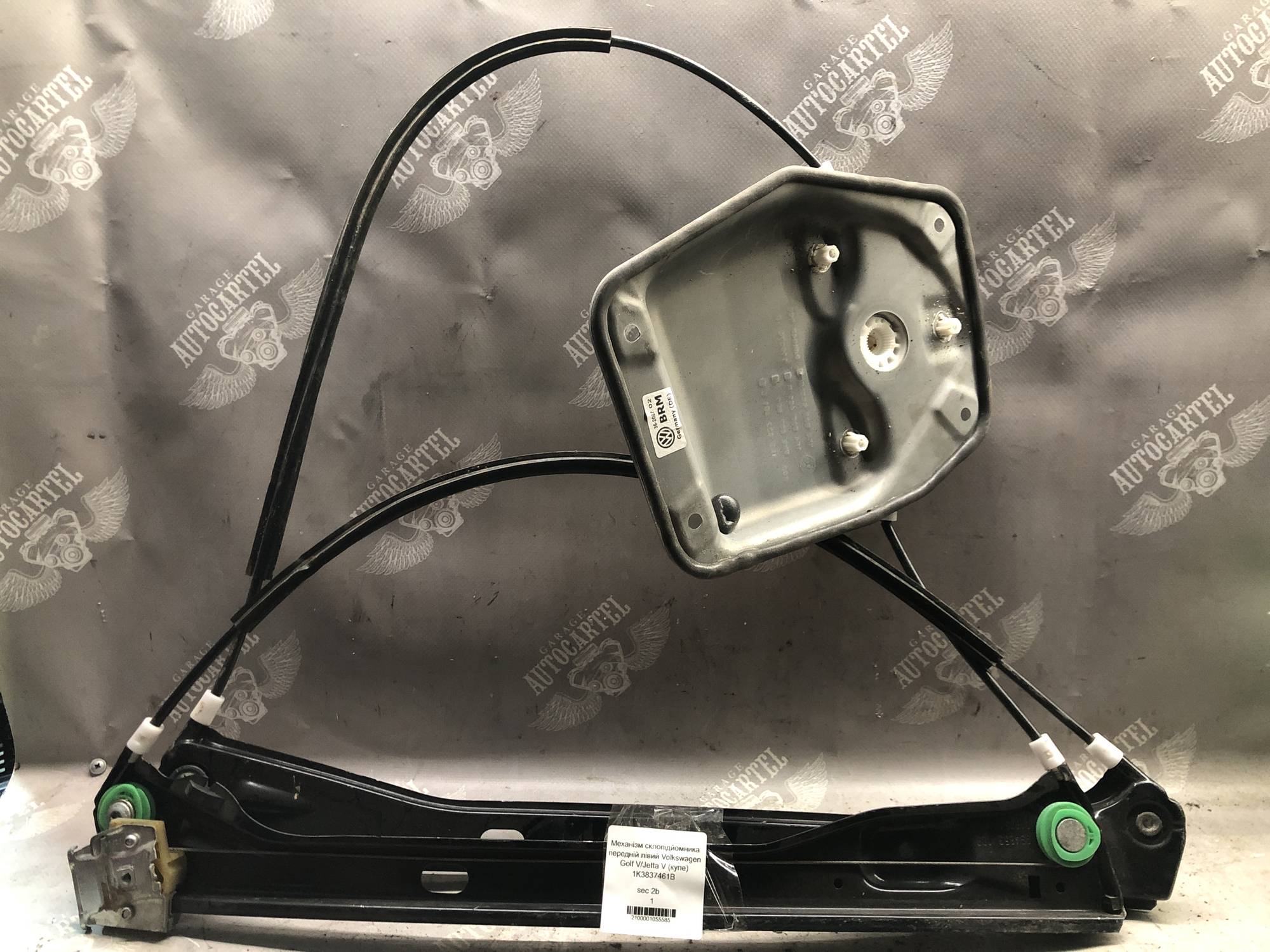 Механізм склопідйомника передній лівий Volkswagen Golf V/Jetta V (купе) 1K3837461B