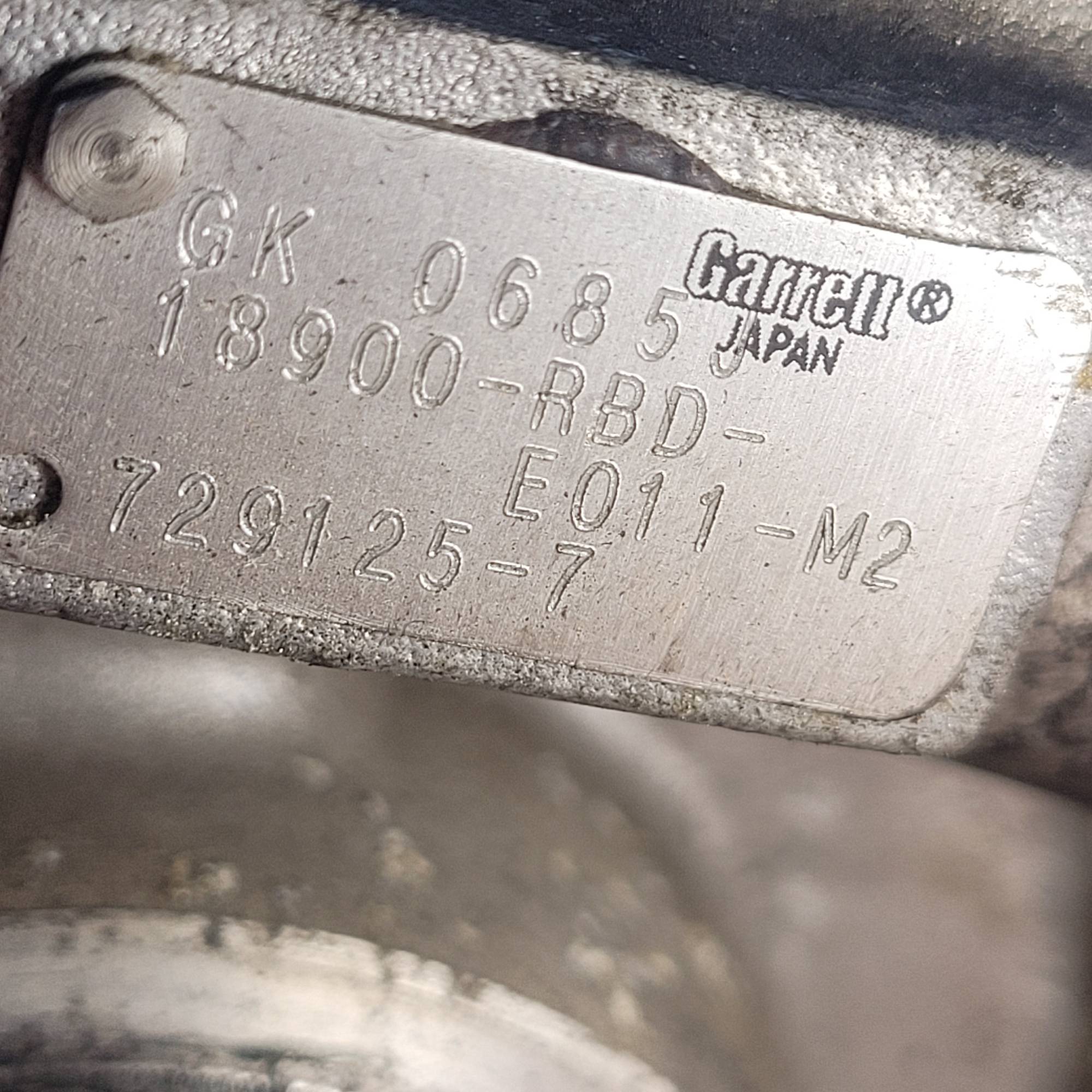 Турбіна Honda Accord VII 2.2 i-cdti 04-08р 18900-rbd-e02 729125-8