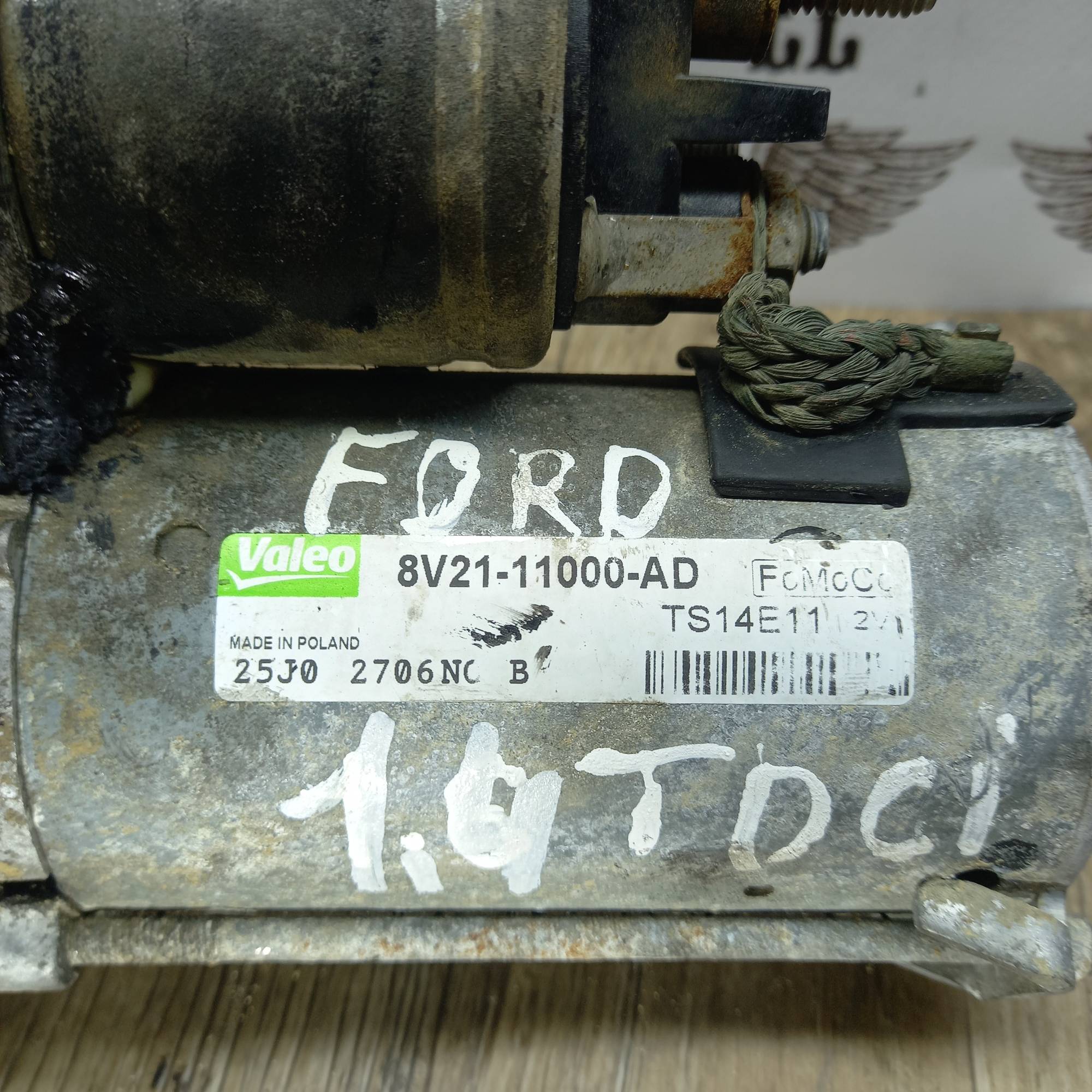 Стартер Ford Fiesta 1.4tdci 2008 8V2111000AD 256754