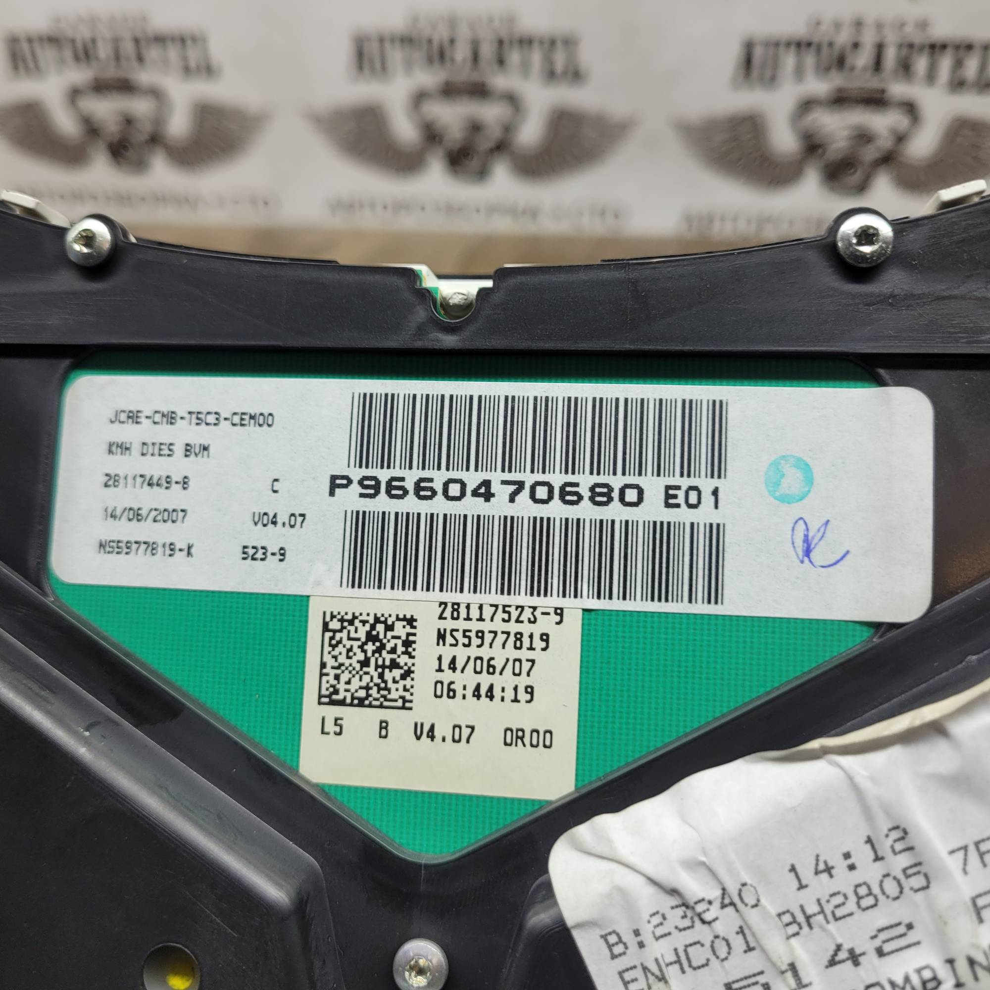 Щиток панель приладів Peugeot 307,1.6 HDI,P9660470680,9660470680