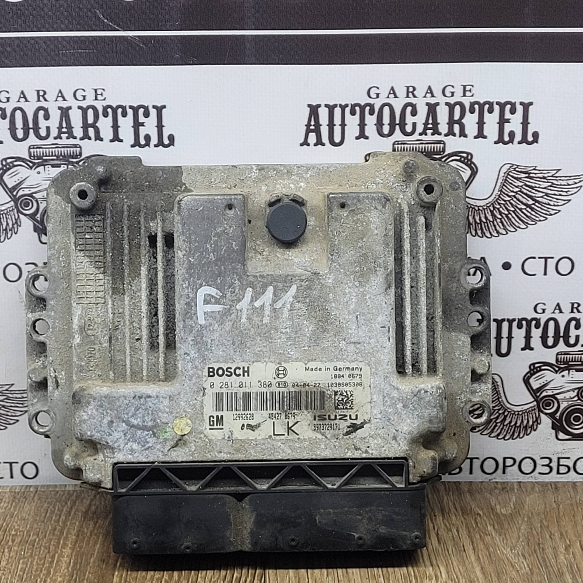Блок управління двигуном 1.7 CDTI 0281011380 opel astra h