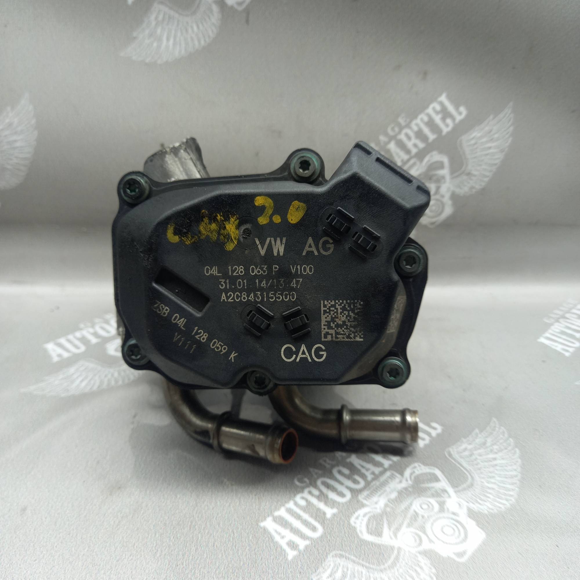 Дросельная заслінка Volkswagen Golf 6 7 Skoda Octavia A7 1.6 2.0 TDI, 04l128063p