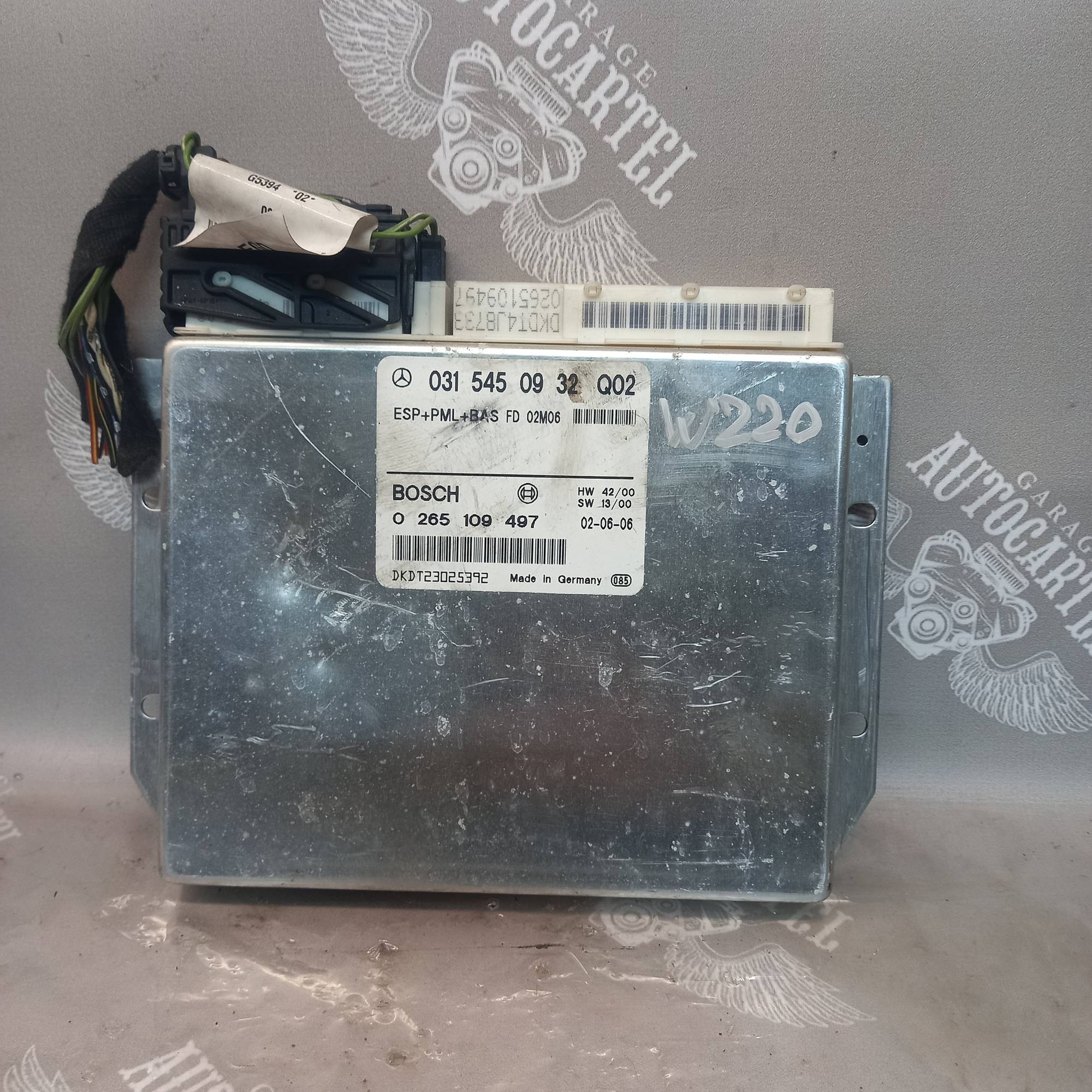 Блок управління ESP Mercedes S-CLASS W220 0315450932